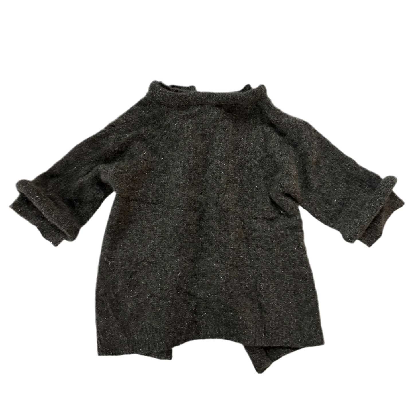 Sweater Cardigan Designer By Neiman Marcus In Grey, Size: L