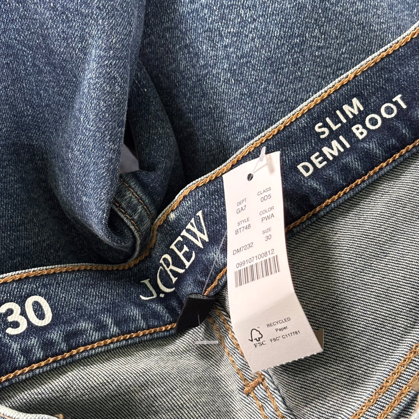 Jeans Boot Cut By J. Crew In Blue Denim, Size: 10