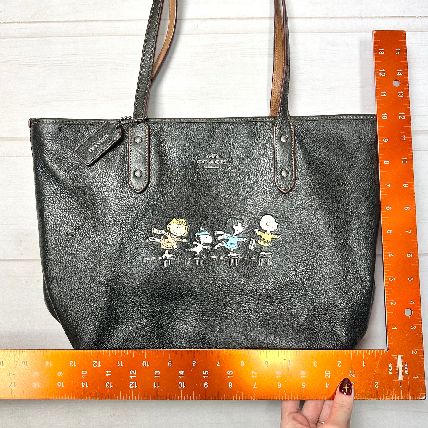 Tote Designer By Coach, Size: Medium