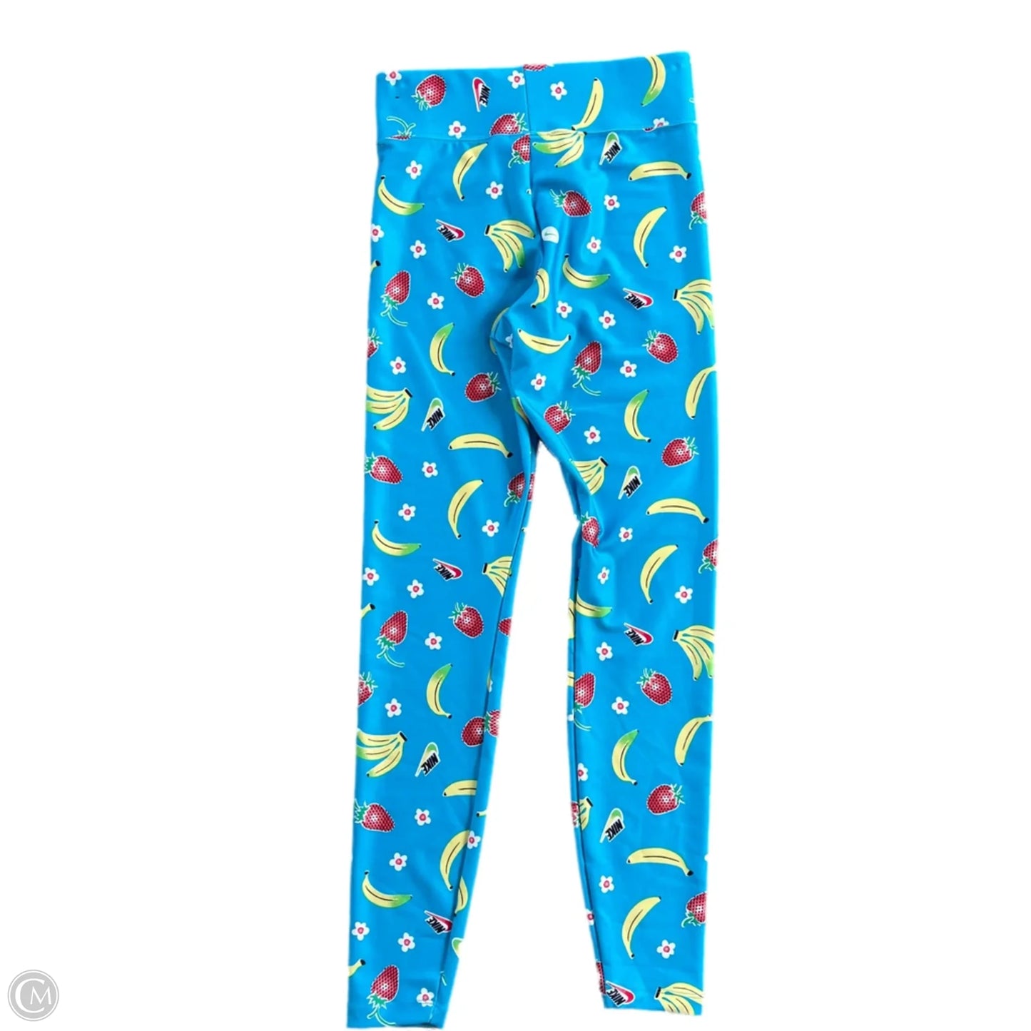 Athletic Leggings By Nike Apparel In Blue, Size: S