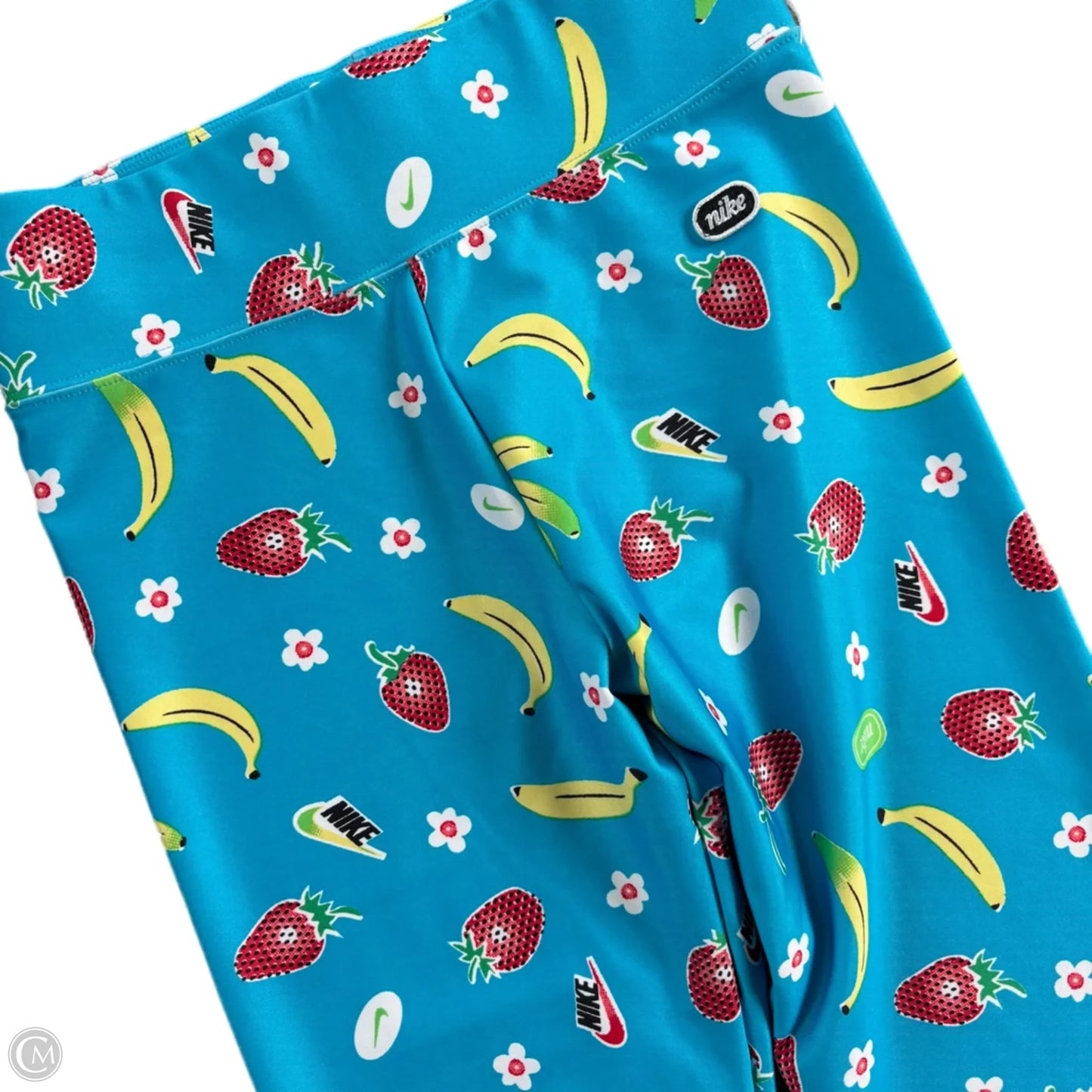 Athletic Leggings By Nike Apparel In Blue, Size: S