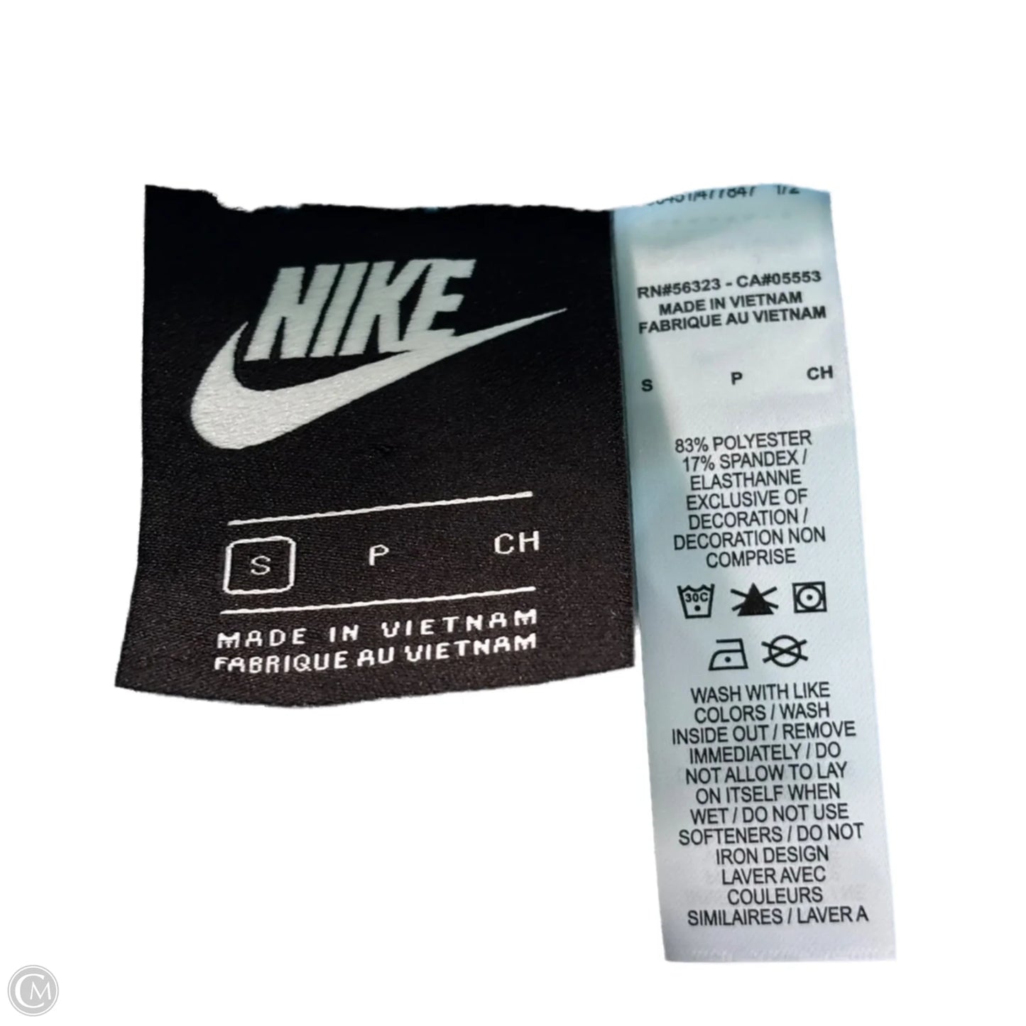 Athletic Leggings By Nike Apparel In Blue, Size: S