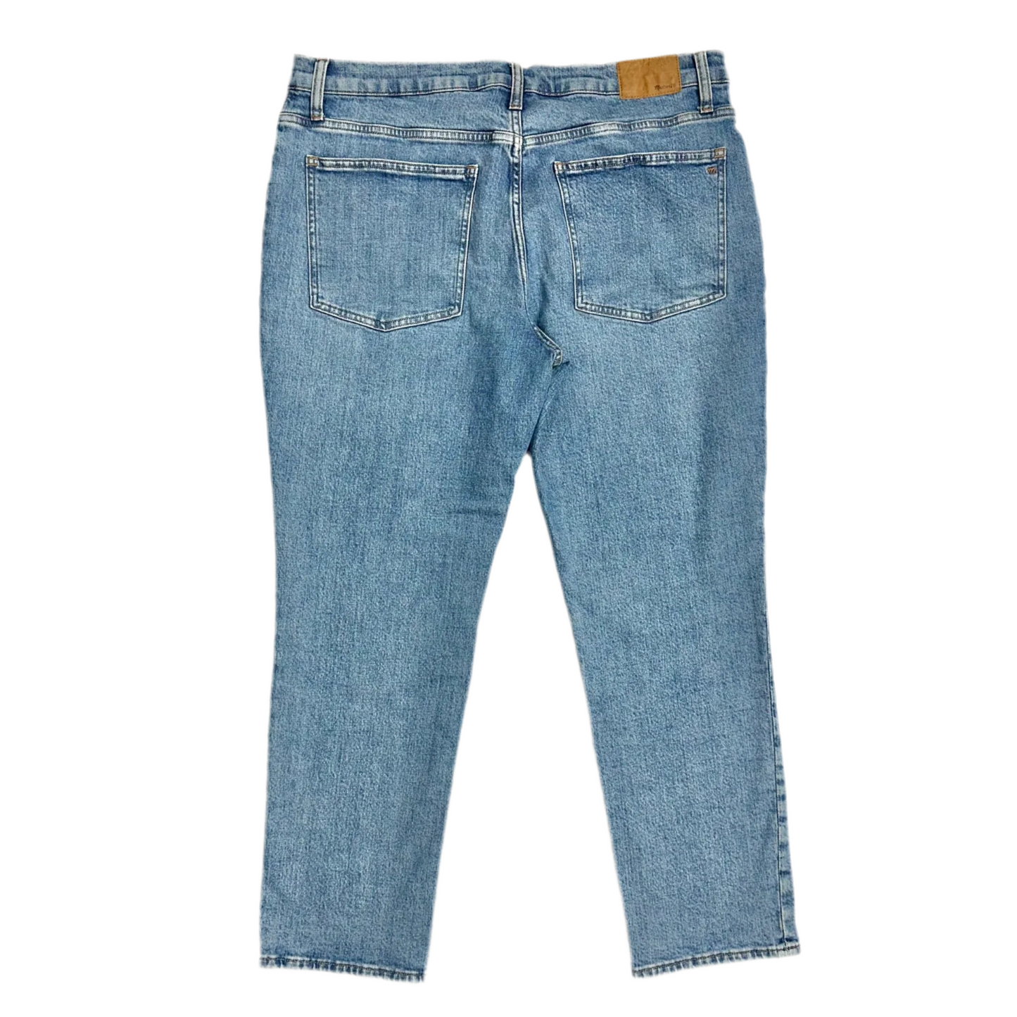 Jeans Straight By Madewell In Blue Denim, Size: 14