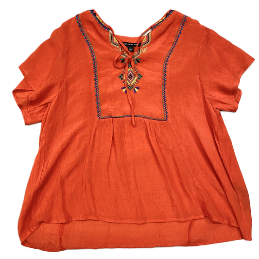 Top Short Sleeve By Zac And Rachel  Size: Petite Large
