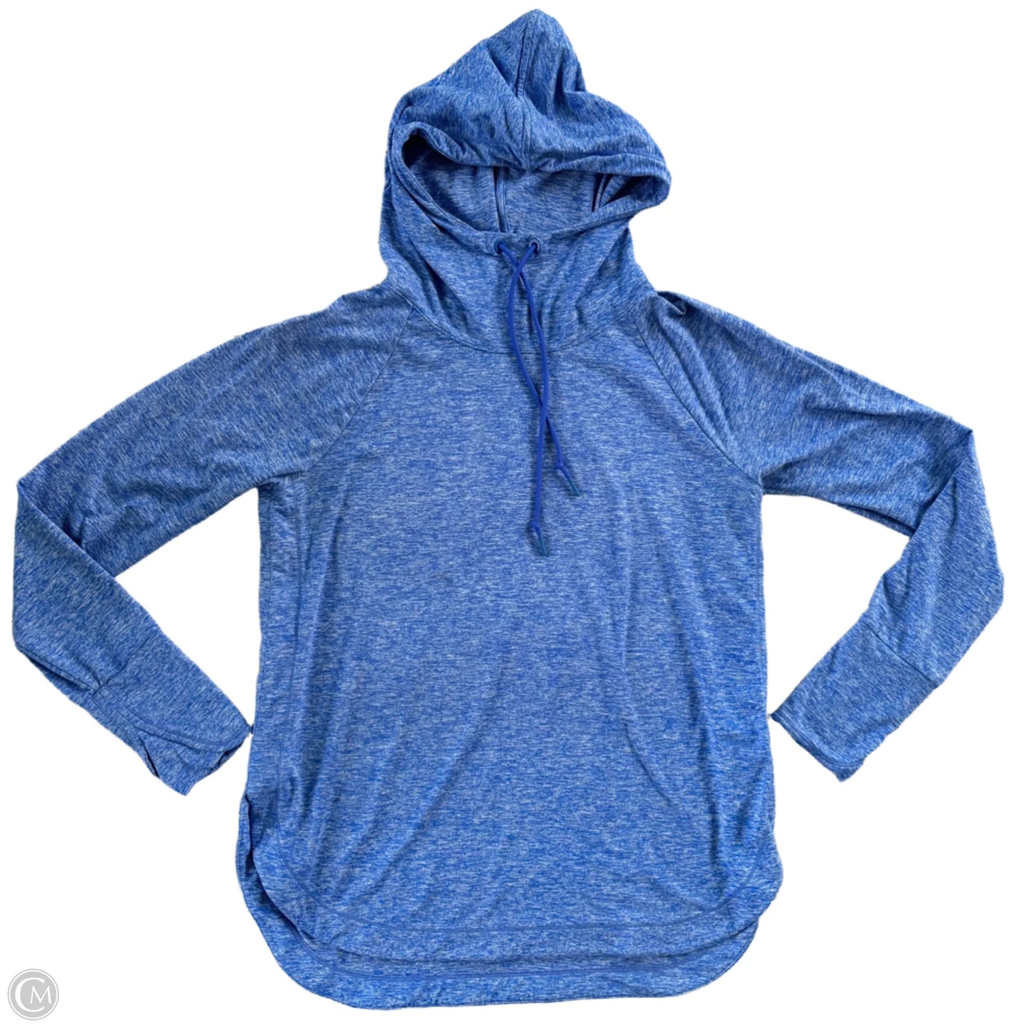 Athletic Sweatshirt Hoodie By Athleta In Blue, Size: L