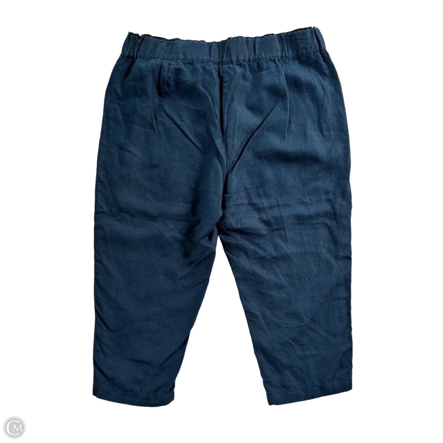 Pants Linen By Pure Jill In Blue, Size: Xlp