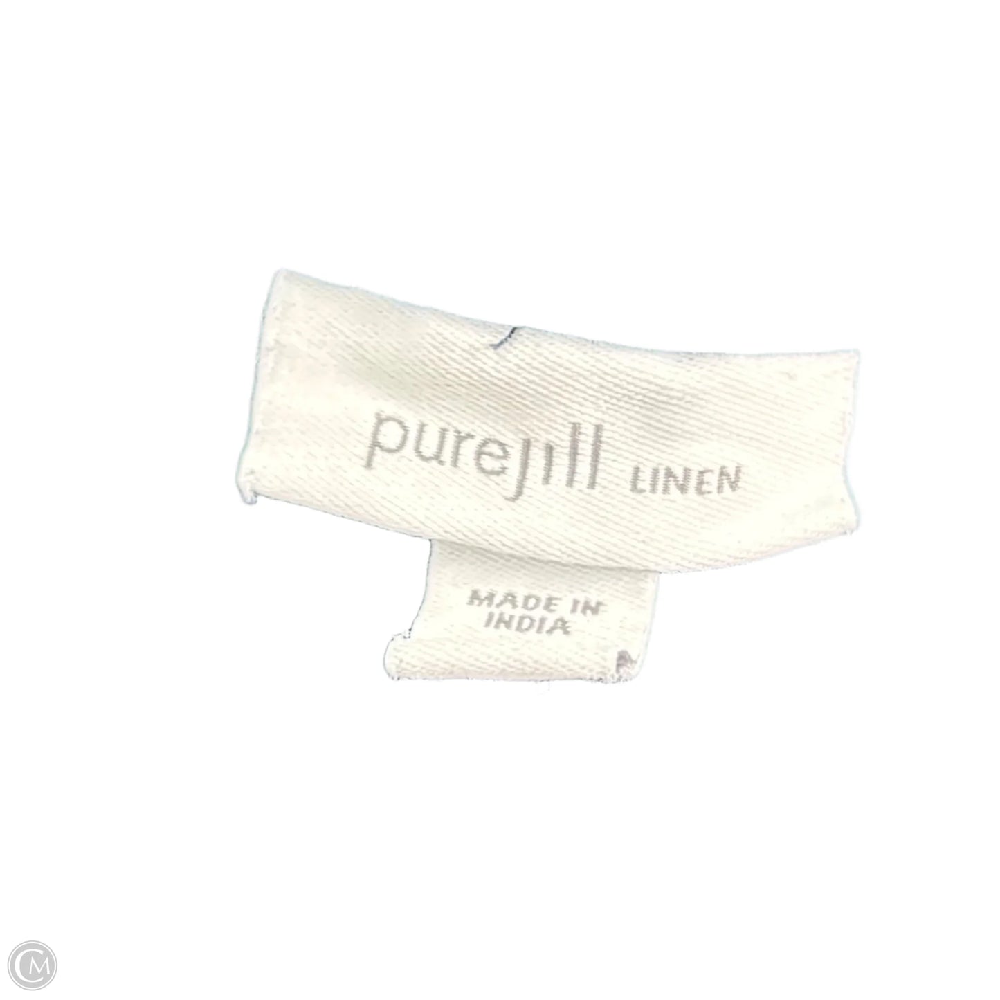 Pants Linen By Pure Jill In Blue, Size: Xlp