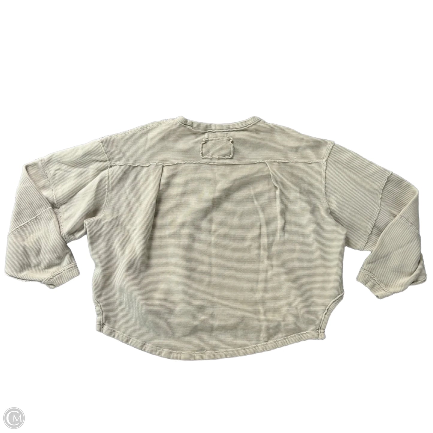 Top Long Sleeve By We The Free In Cream, Size: S