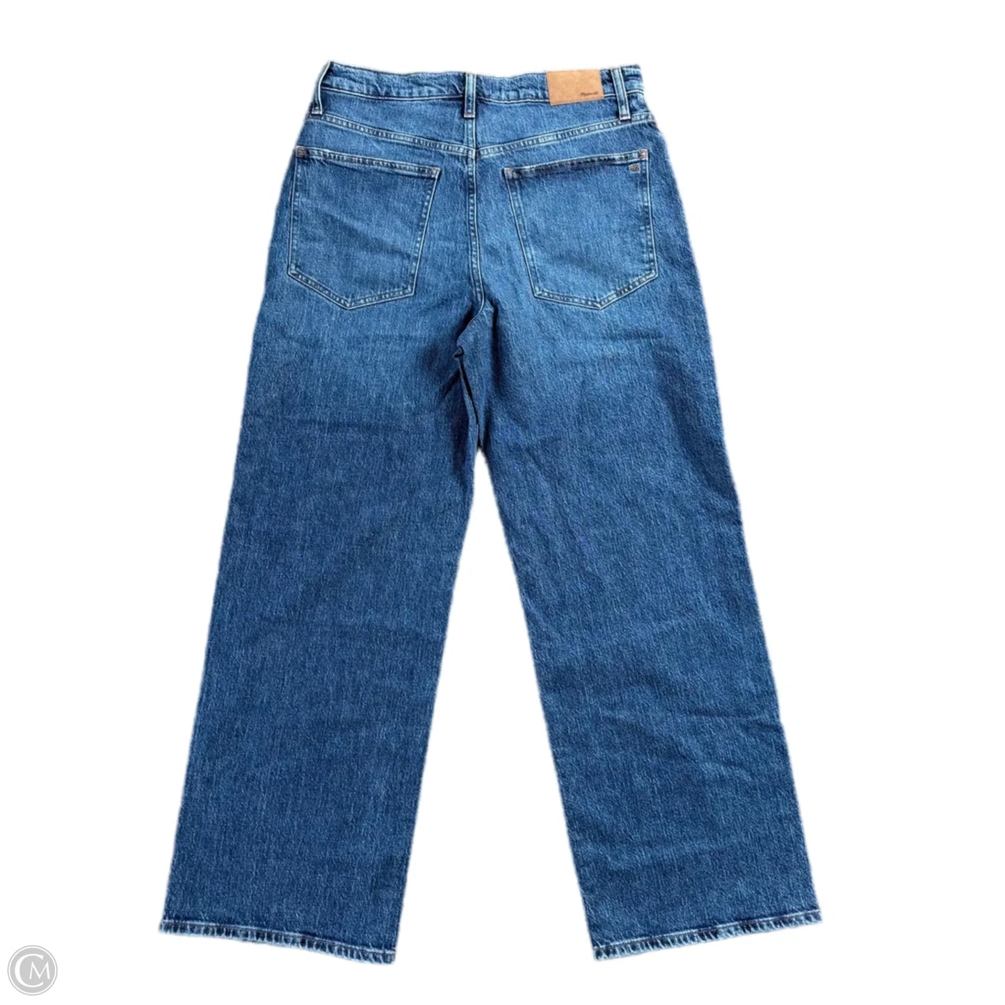 Jeans Wide Leg By Madewell In Blue Denim, Size: 10
