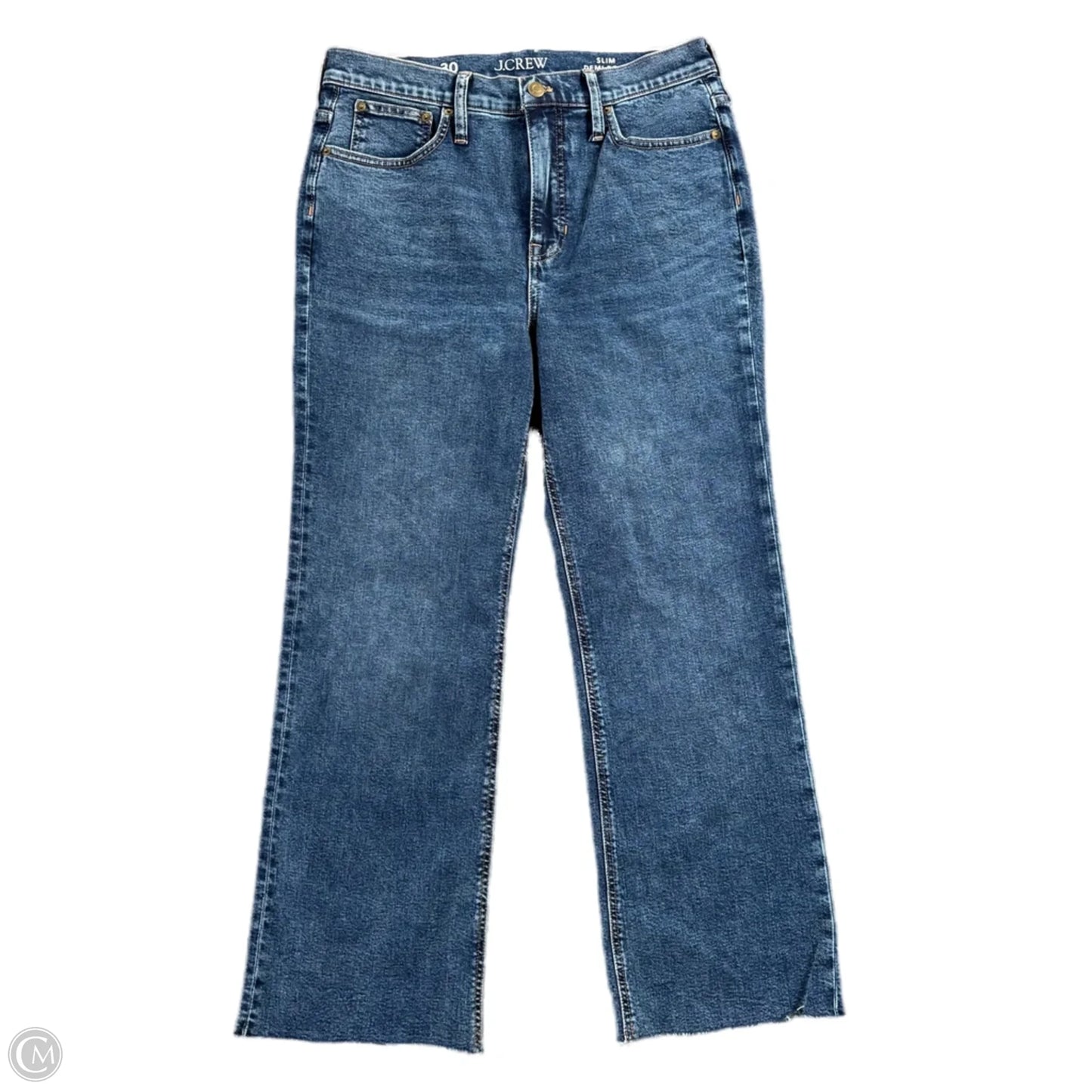 Jeans Boot Cut By J. Crew In Blue Denim, Size: 10