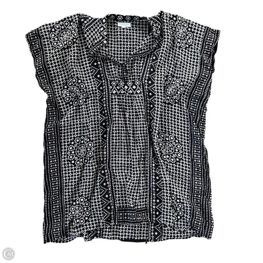 Swimwear Cover-up By Curation Emerson Fry In Black & White, Size: Osfm