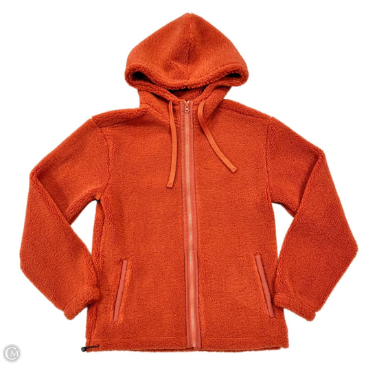 Jacket Faux Fur & Sherpa By Original Use In Orange, Size: Xs