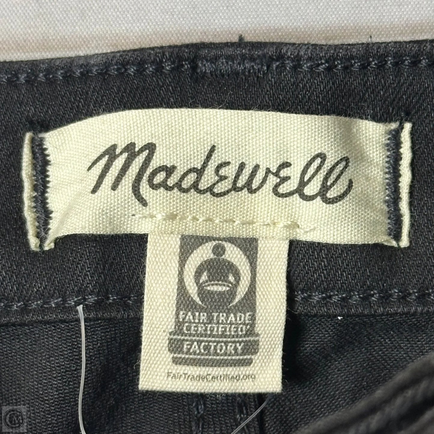 Jeans Flared By Madewell In Black Denim, Size: 0