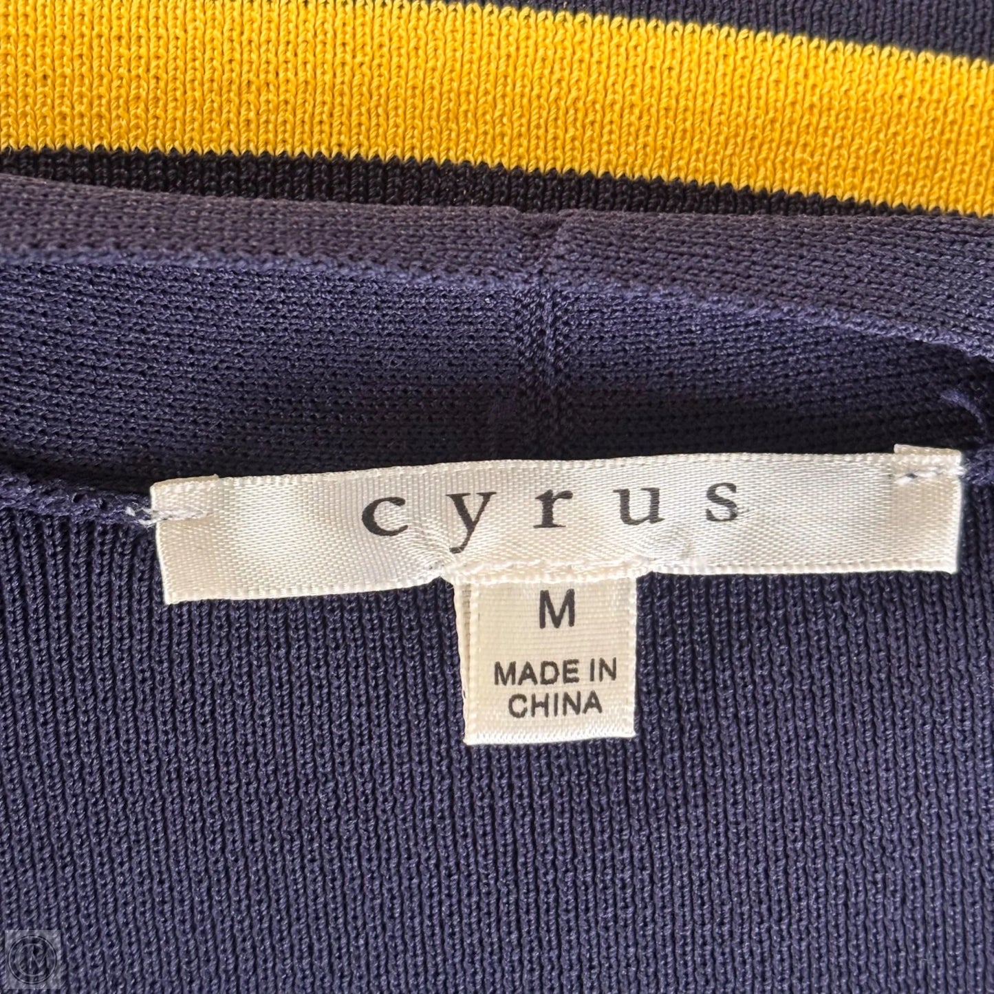 Cardigan By Cyrus Knits In Striped Pattern, Size: M