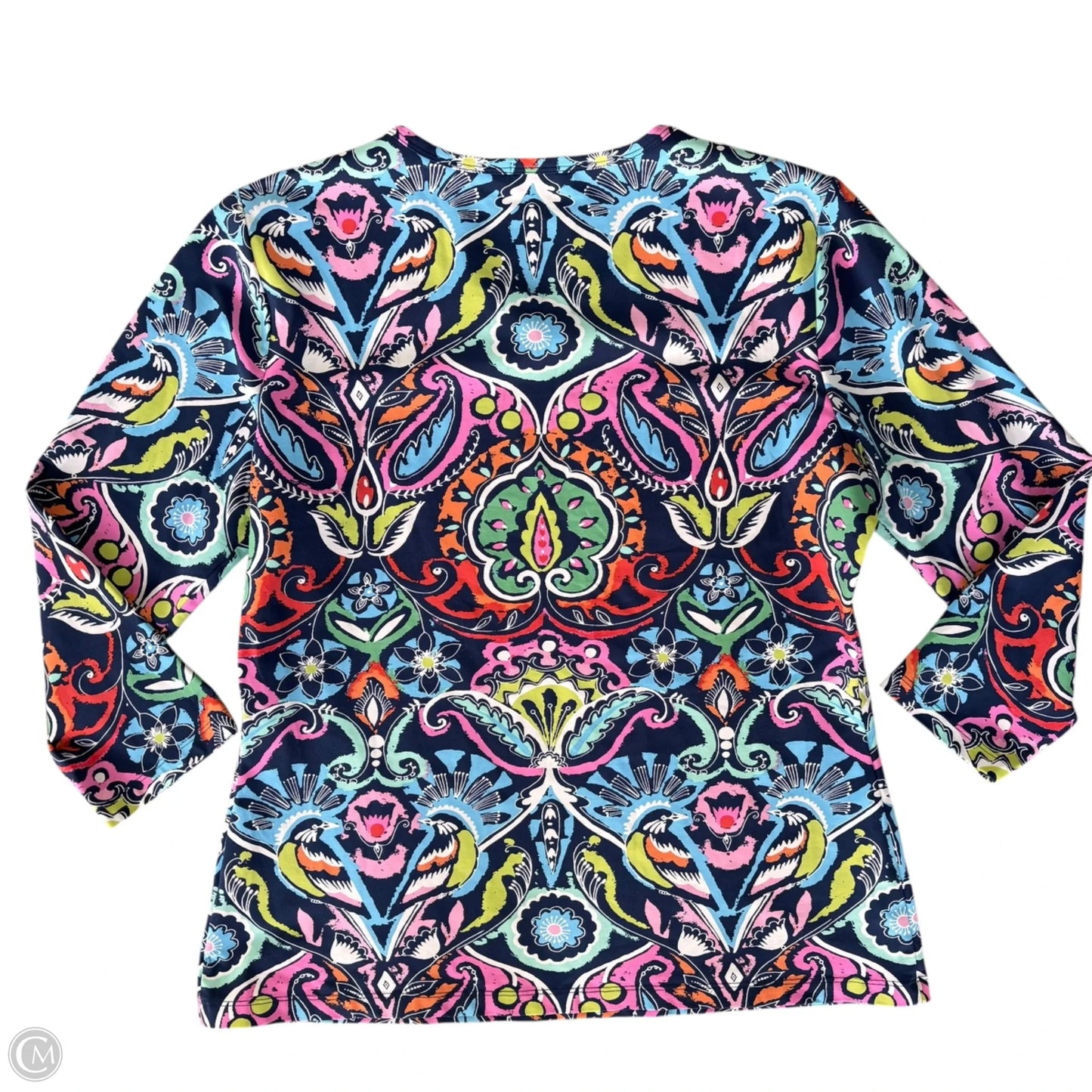 Top 3/4 Sleeve By J Mclaughlin In Multi-colored, Size: L