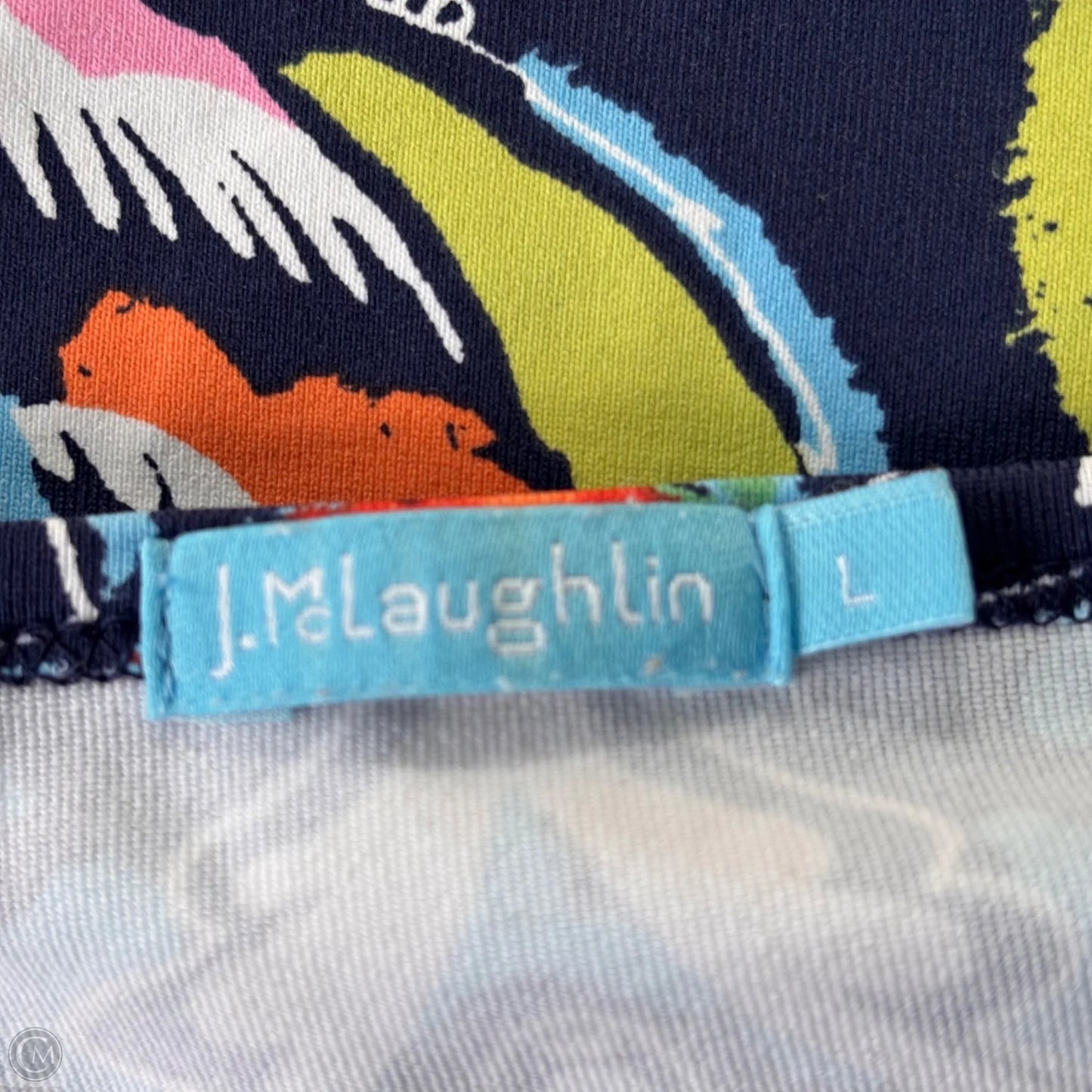 Top 3/4 Sleeve By J Mclaughlin In Multi-colored, Size: L