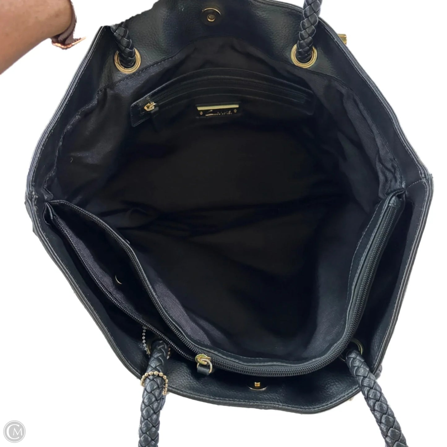 Handbag Leather By Clarks, Size: Large