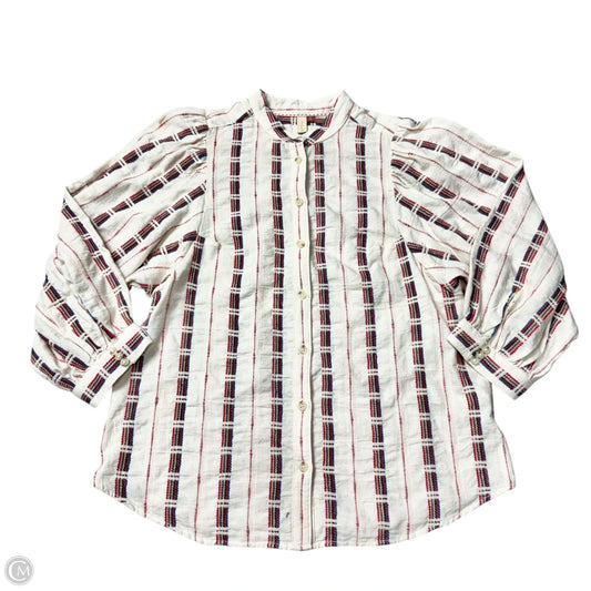 Top 3/4 Sleeve By Pilcro In Multi-colored, Size: Xs