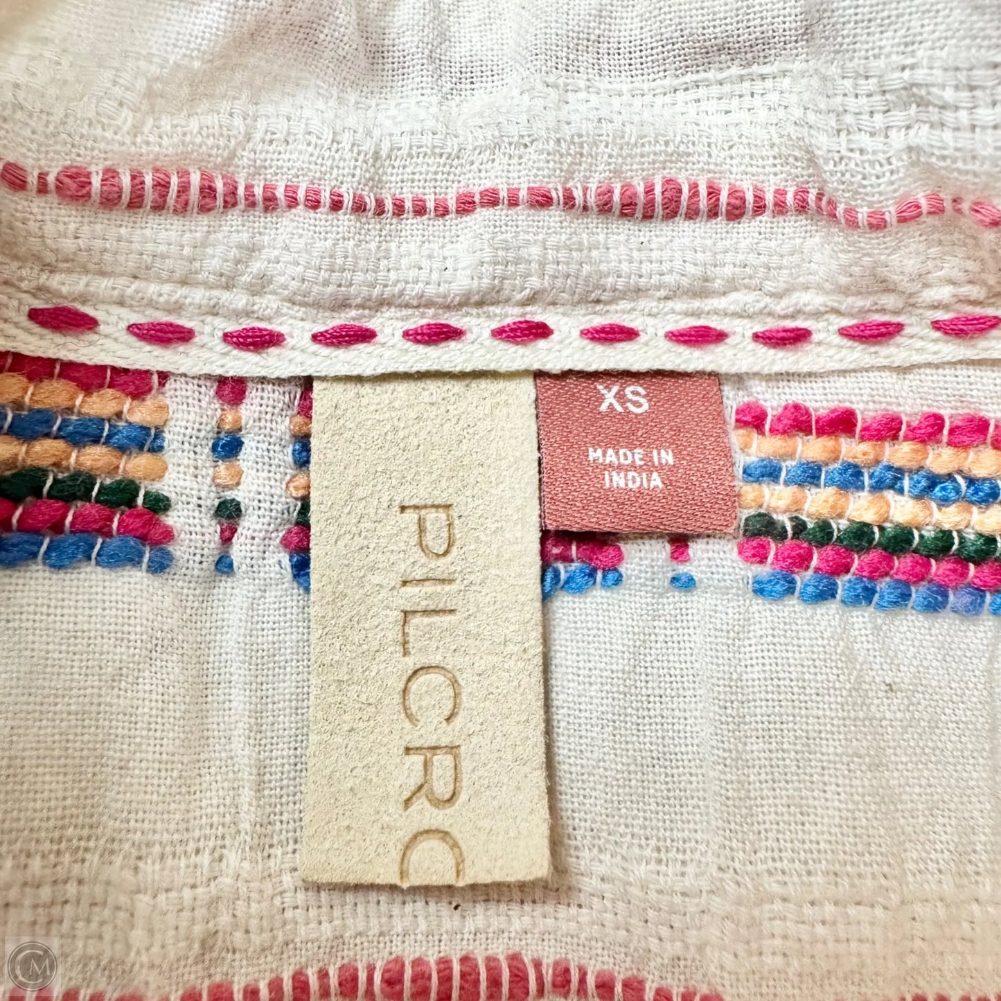 Top 3/4 Sleeve By Pilcro In Multi-colored, Size: Xs