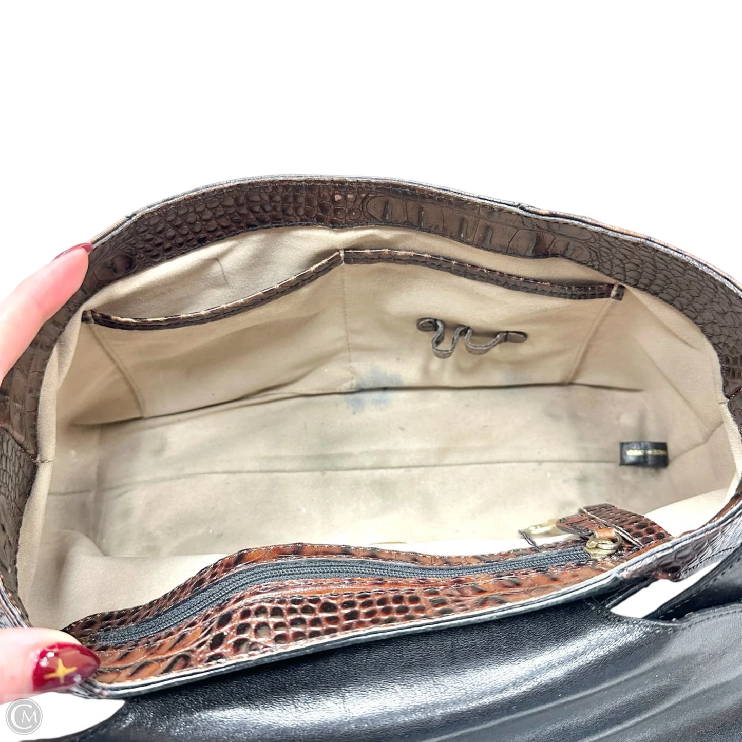 Handbag Designer By Brahmin, Size: Medium