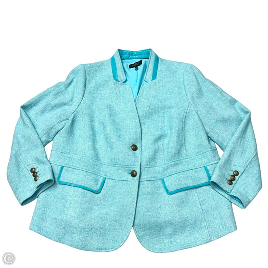 Blazer By Talbots In Aqua, Size: Xlp