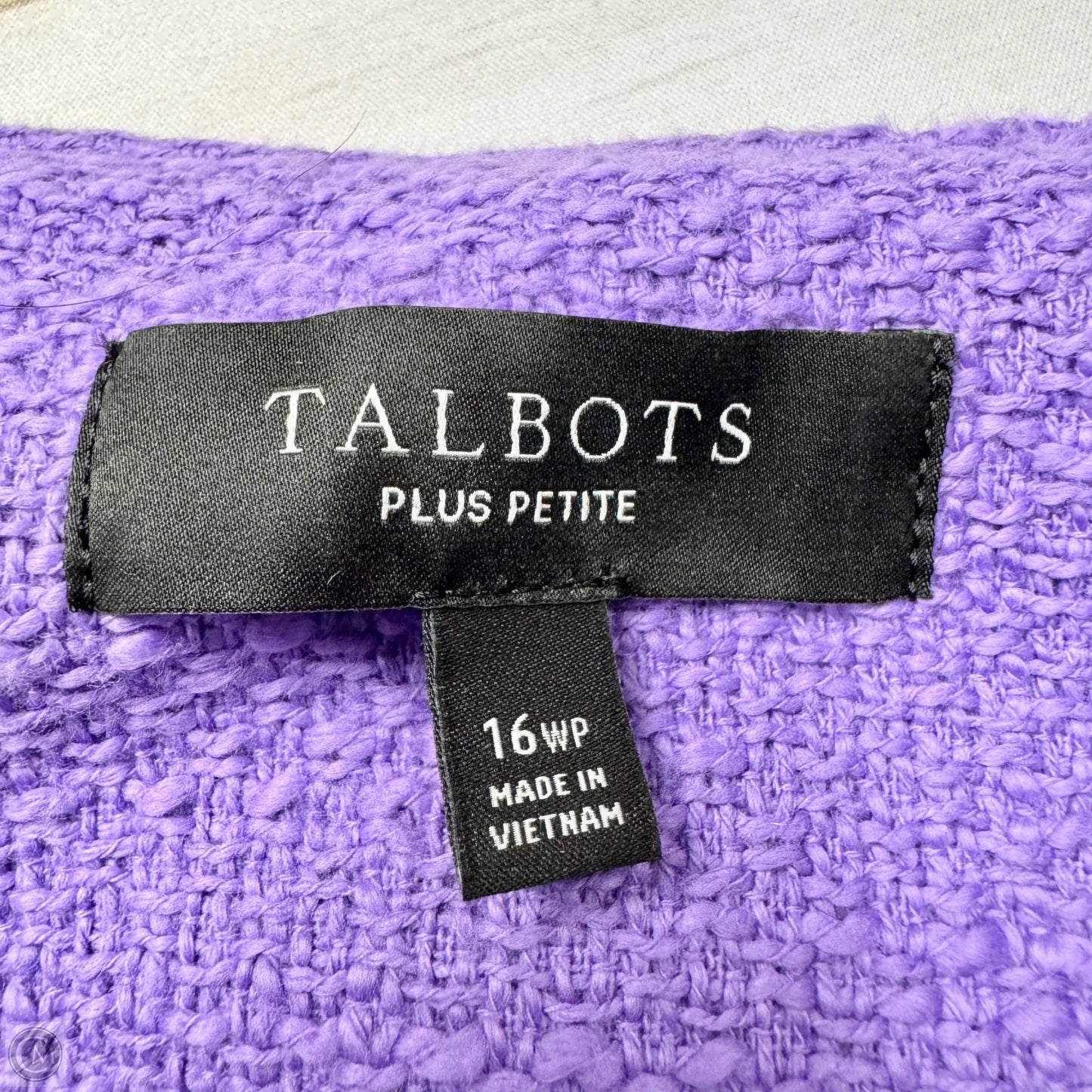 Blazer By Talbots In Purple, Size: Xlp