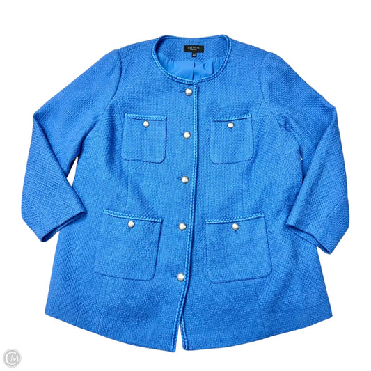 Blazer By Talbots In Blue, Size: Xlp