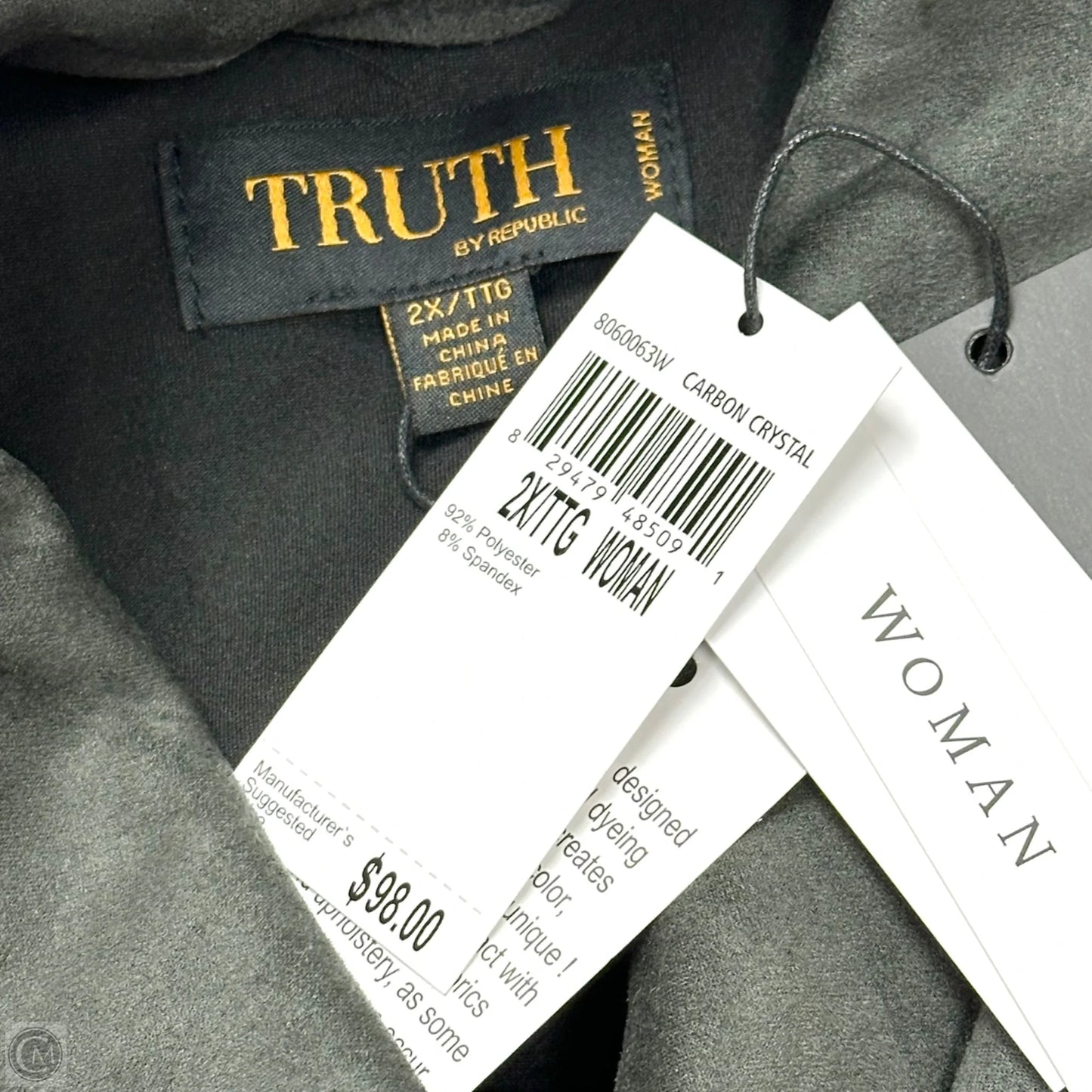 Jacket Other By Truth In Grey, Size: 2x