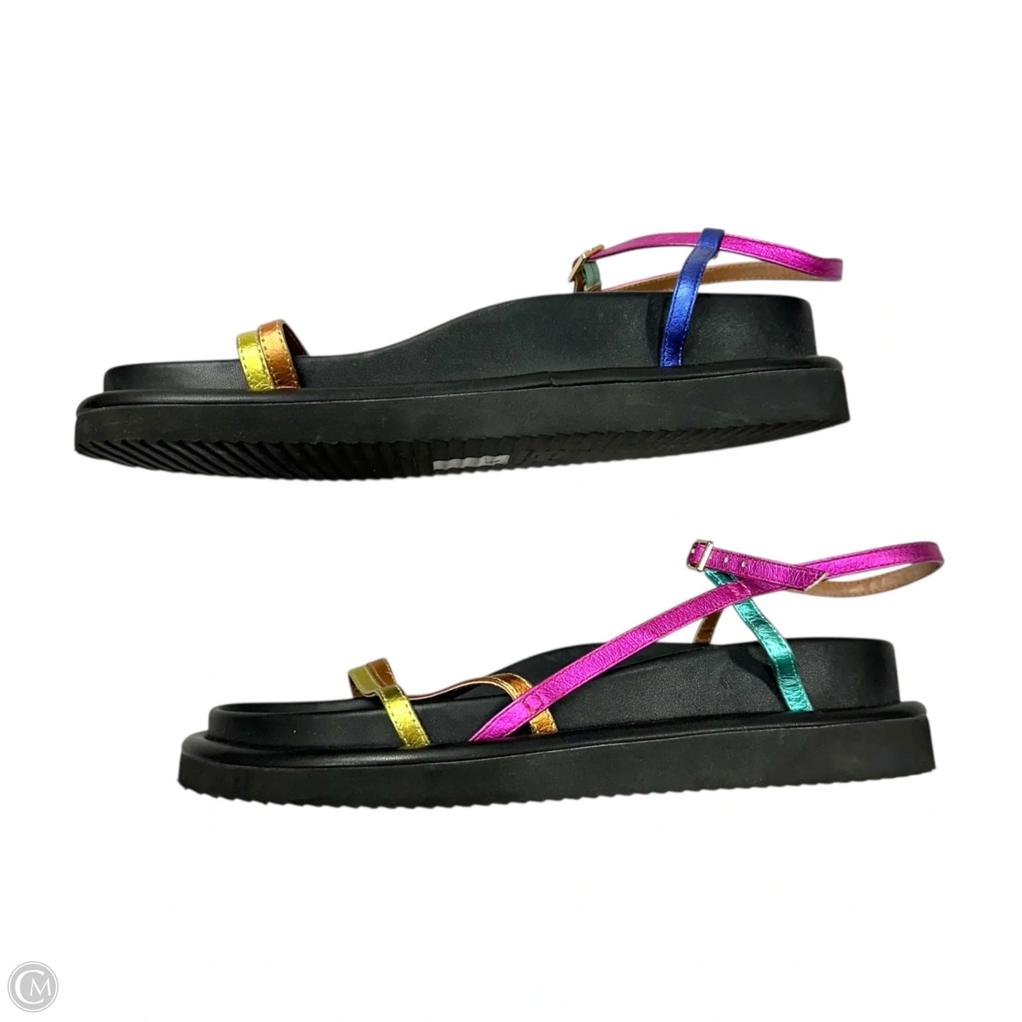Sandals Designer By Kurt Geiger In Rainbow Print, Size: 10