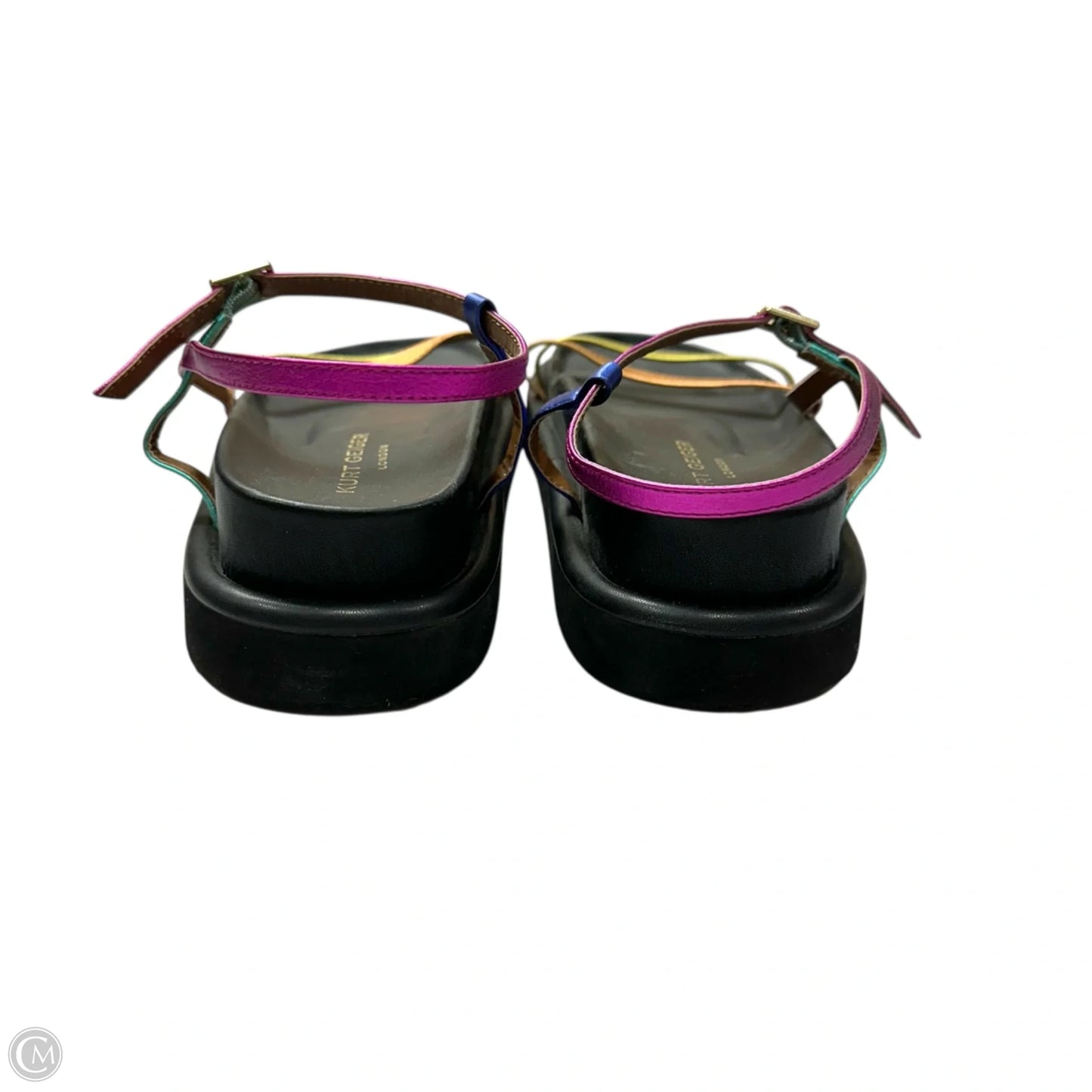 Sandals Designer By Kurt Geiger In Rainbow Print, Size: 10