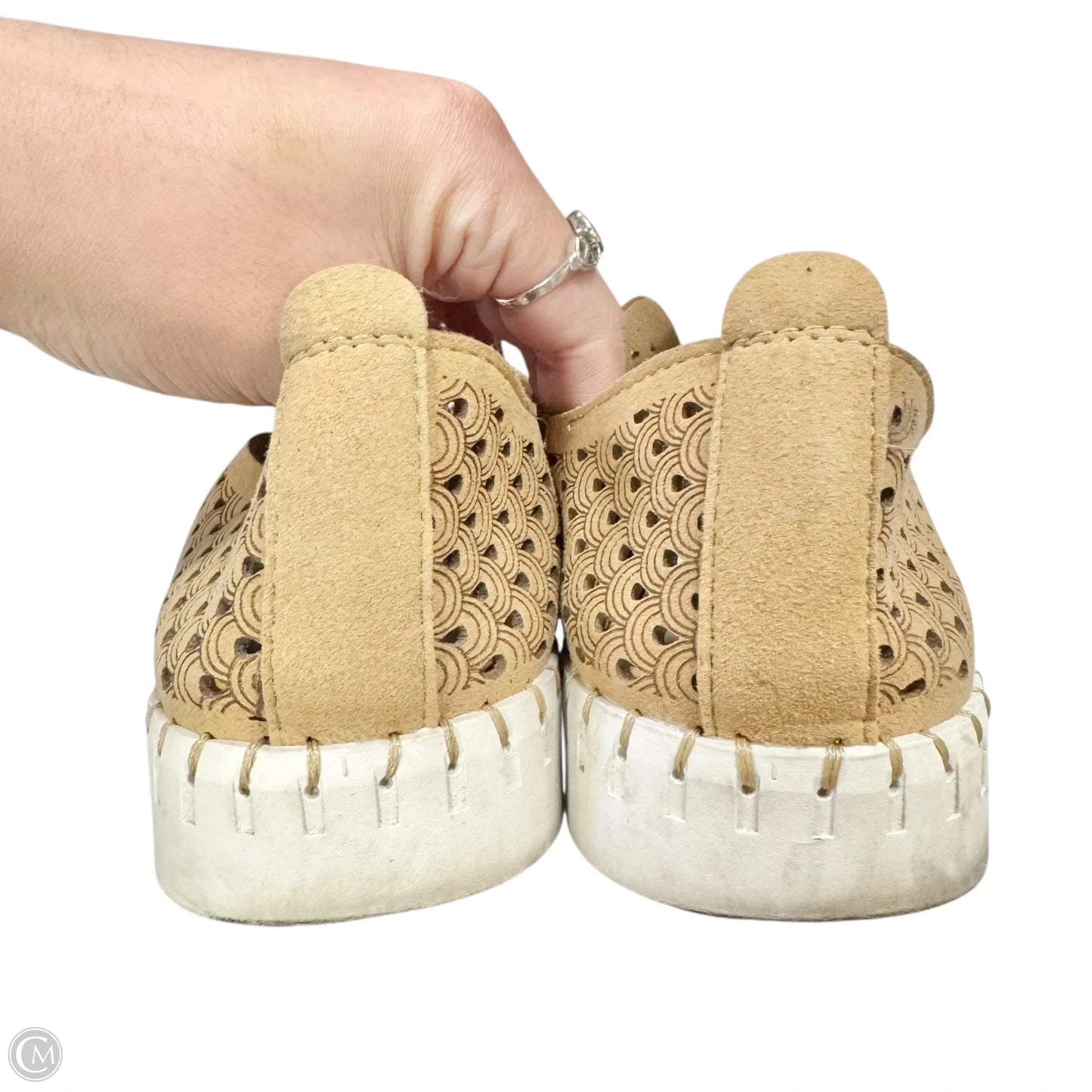 Shoes Sneakers By Project Cloud In Tan, Size: 8