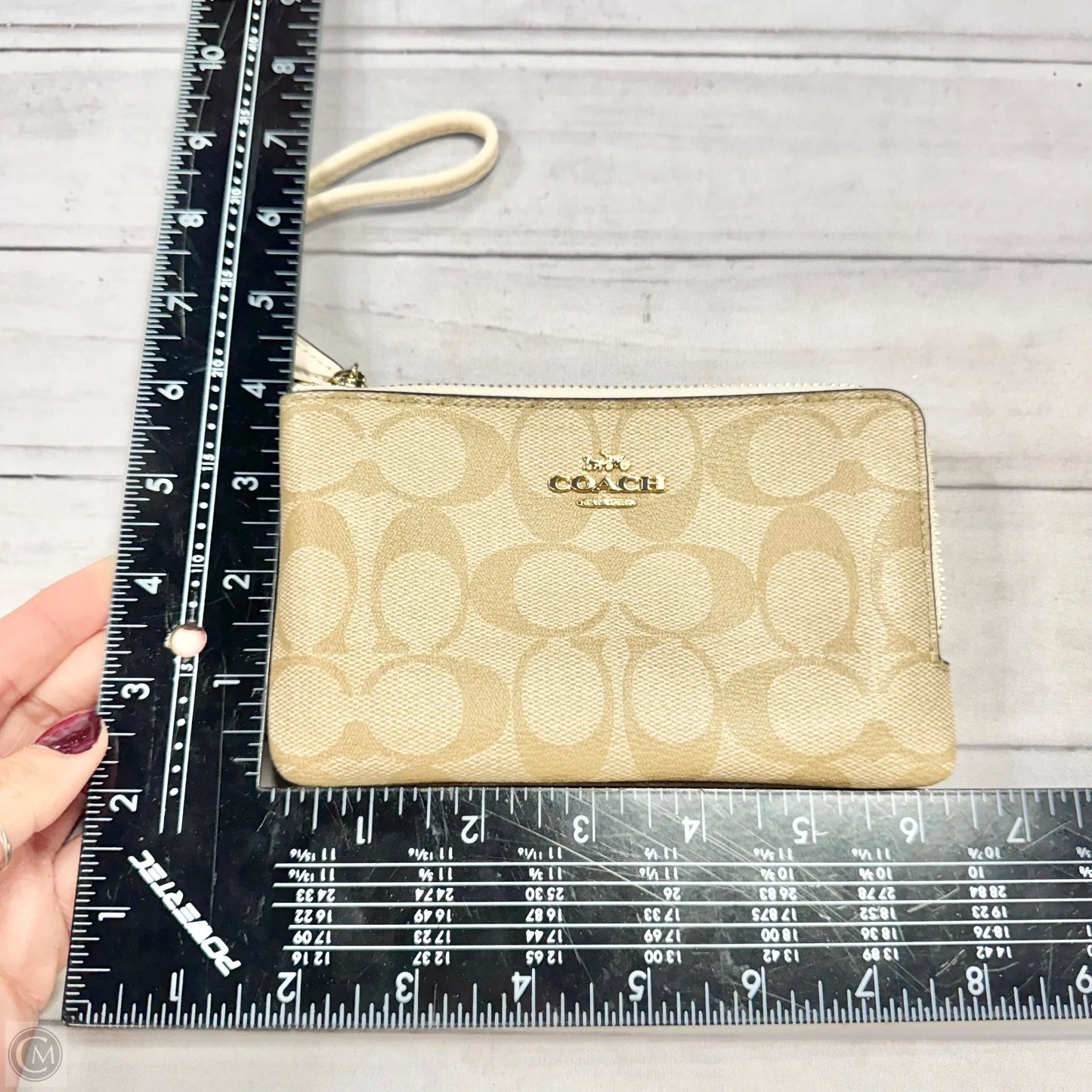 Wristlet Designer By Coach, Size: Medium