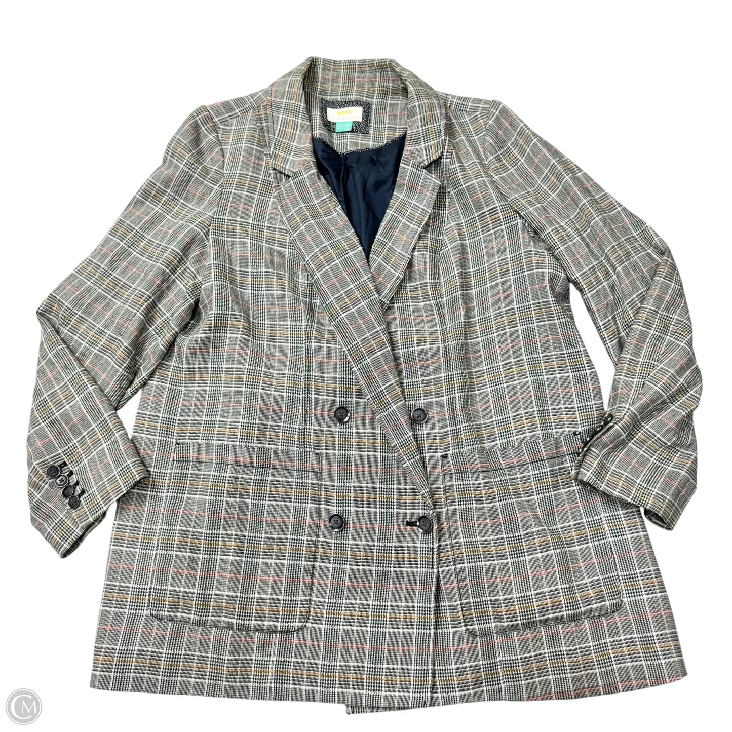 Blazer By Maeve In Plaid Pattern, Size: Xl