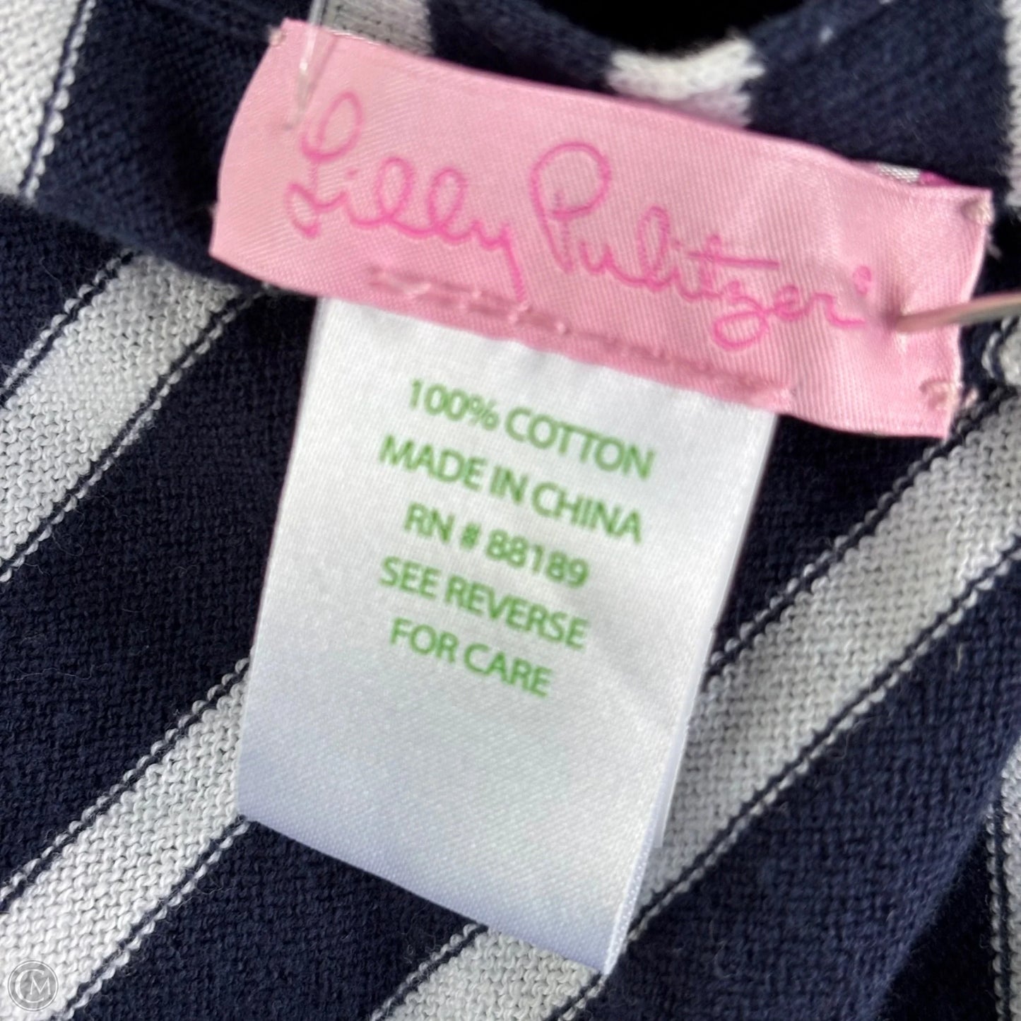 Poncho Designer By Lilly Pulitzer In Striped Pattern, Size: Osfm