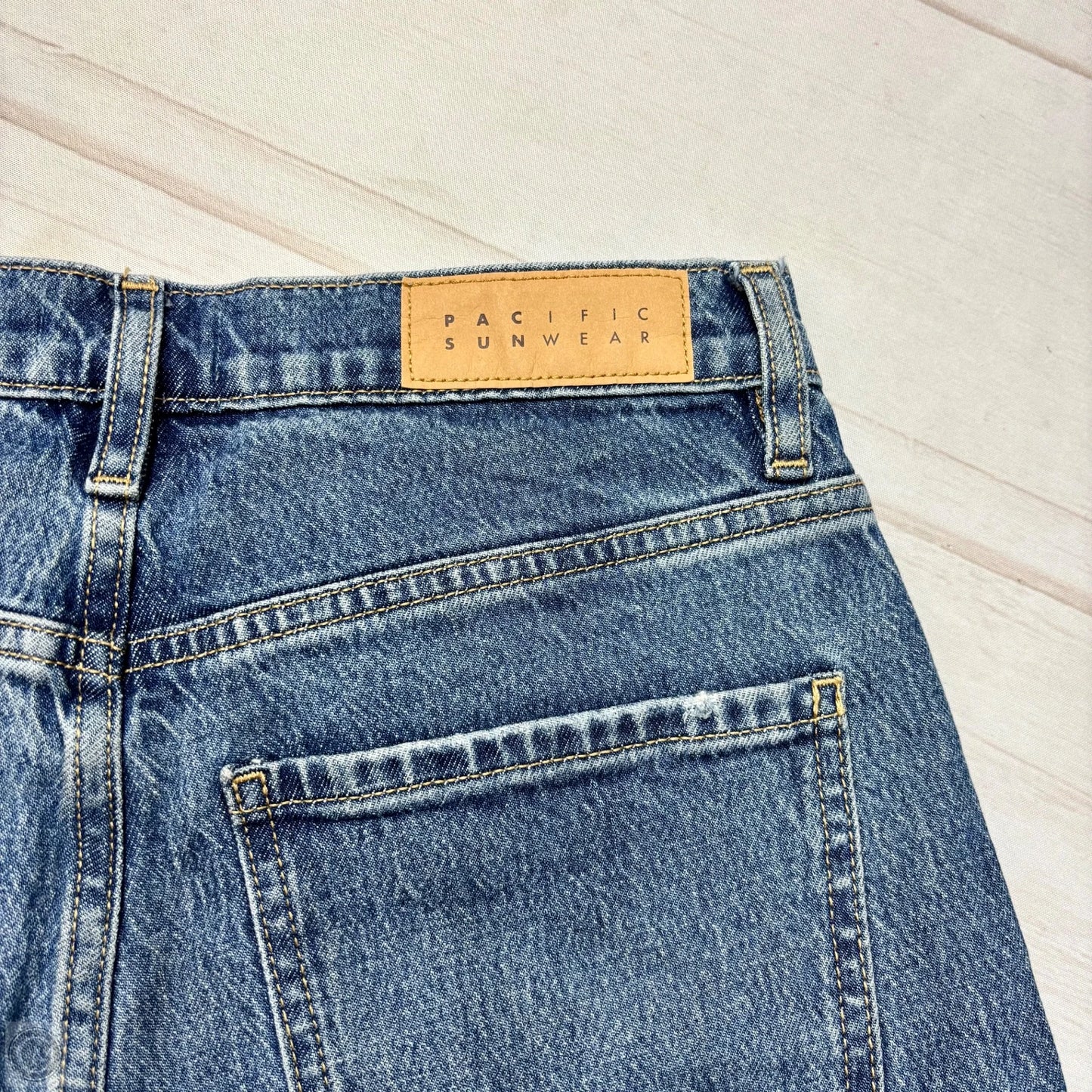 Jeans Boot Cut By Pacsun In Blue Denim, Size: 4