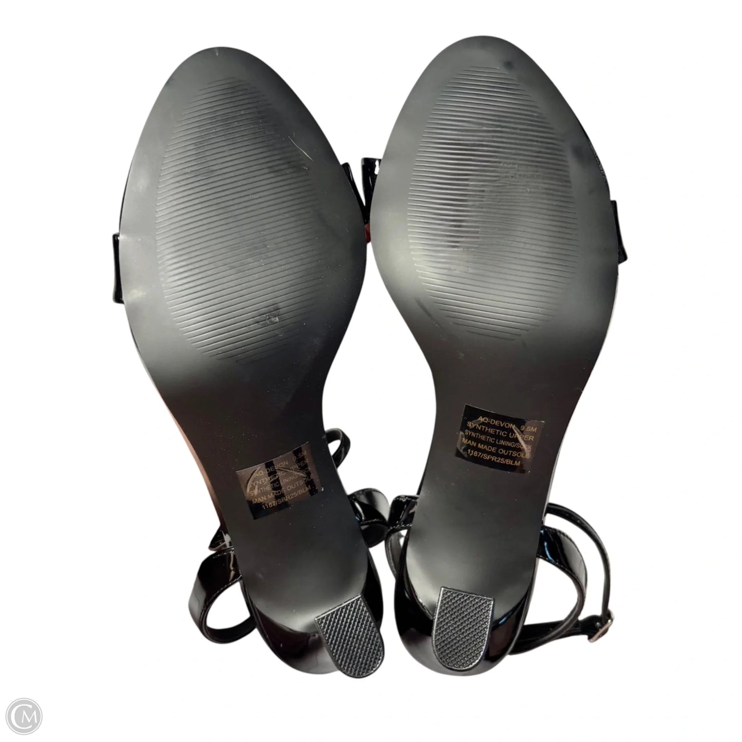 Shoes Heels Kitten By Aqua In Black, Size: 9.5