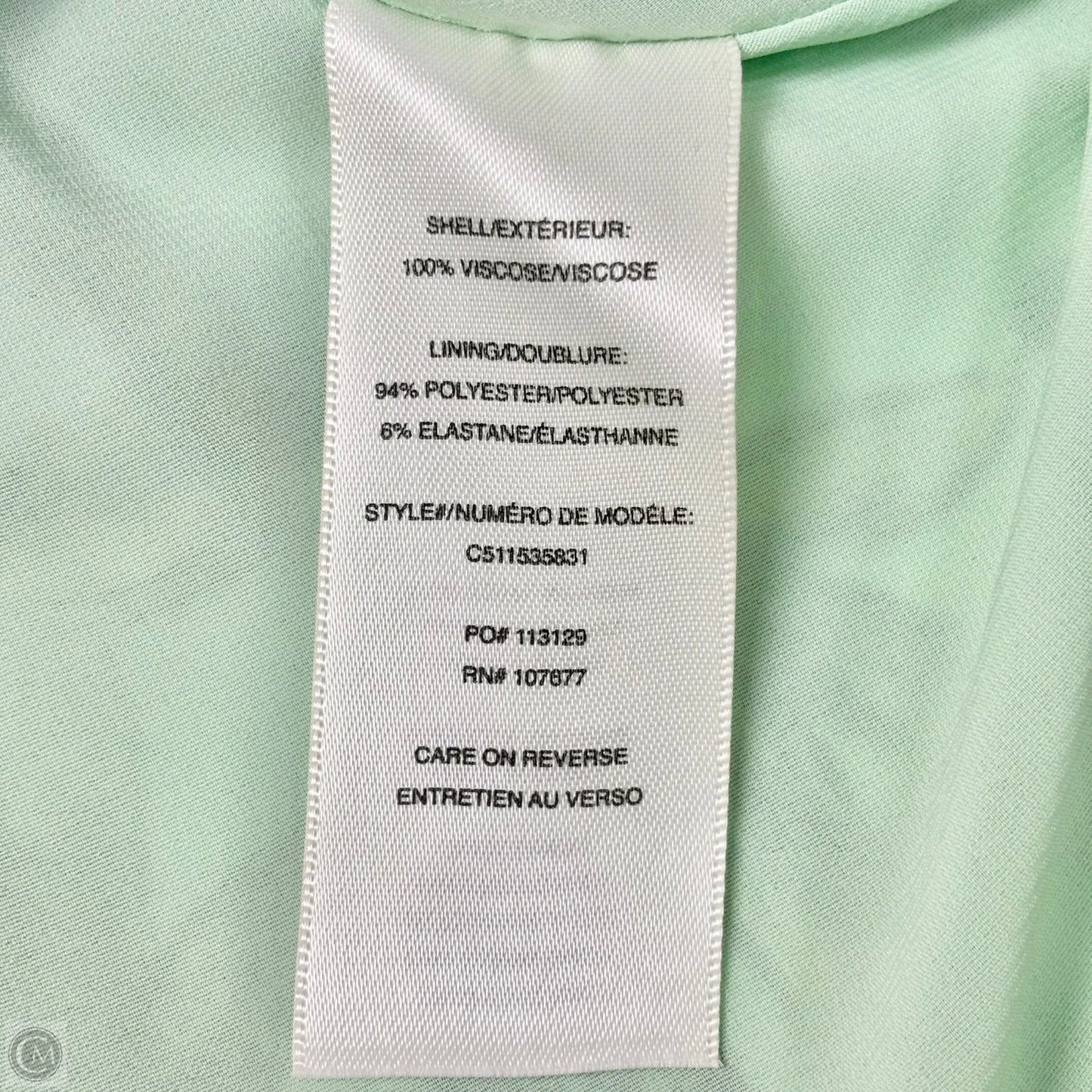 Dress Designer By Alice + Olivia In Green, Size: M