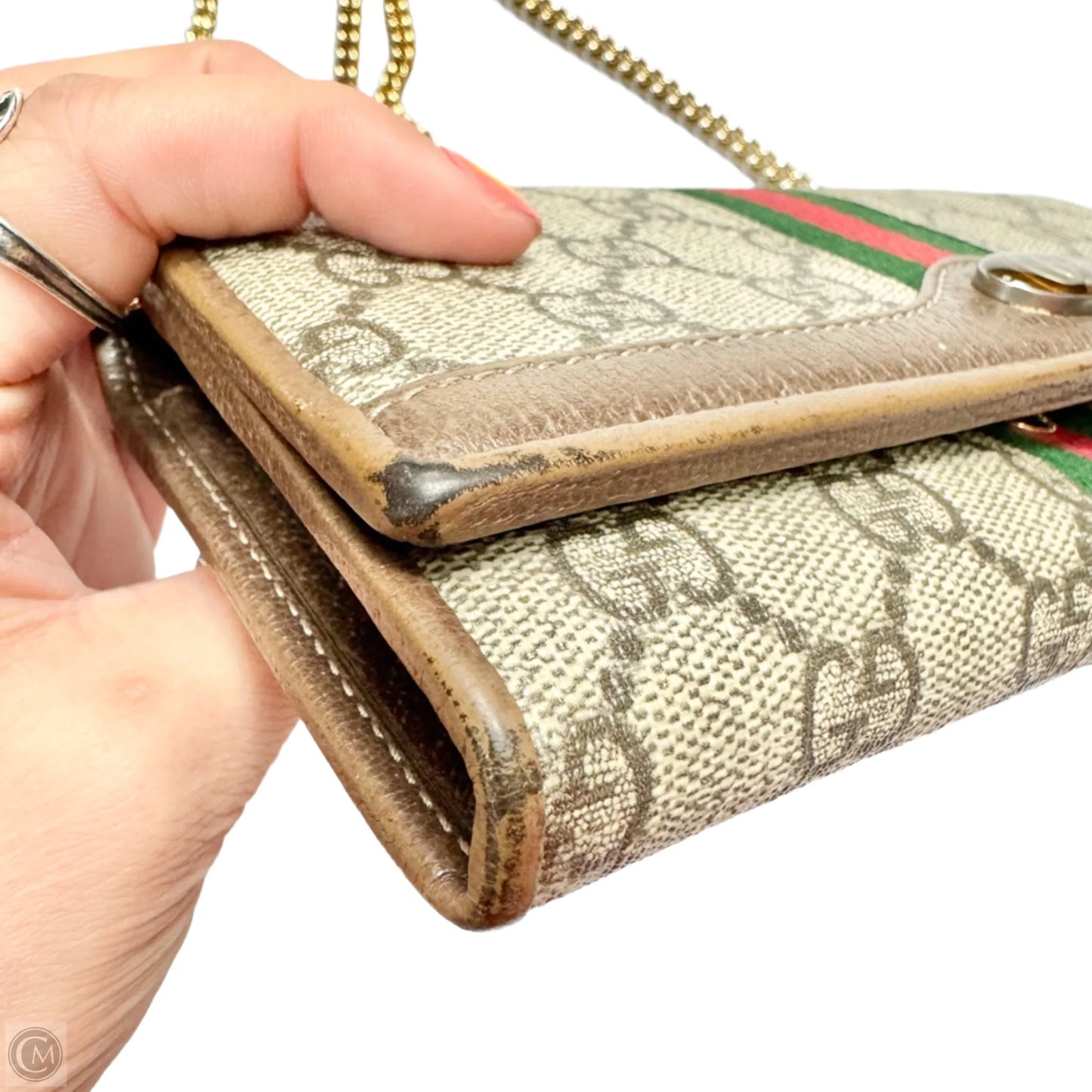 Wallet Luxury Designer By Gucci, Size: Small