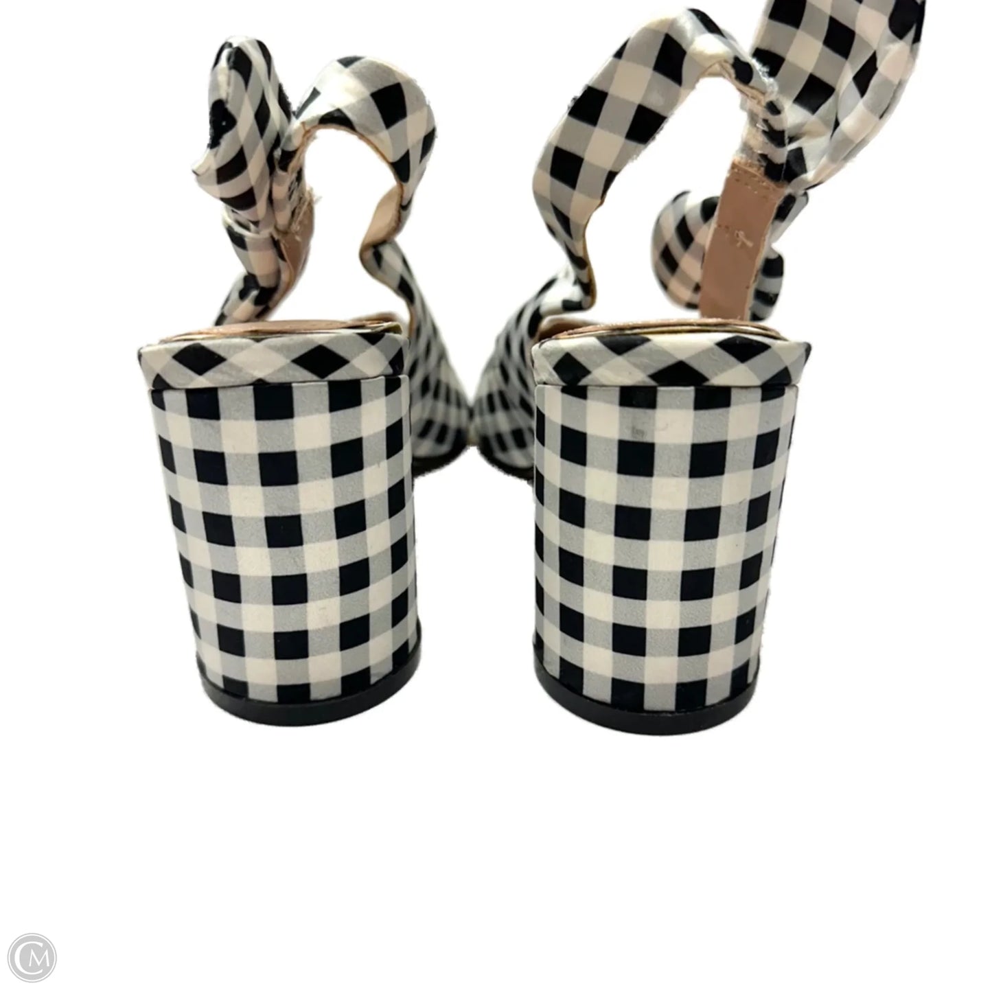 Shoes Heels Block By Betsey Johnson In Black & White, Size: 6