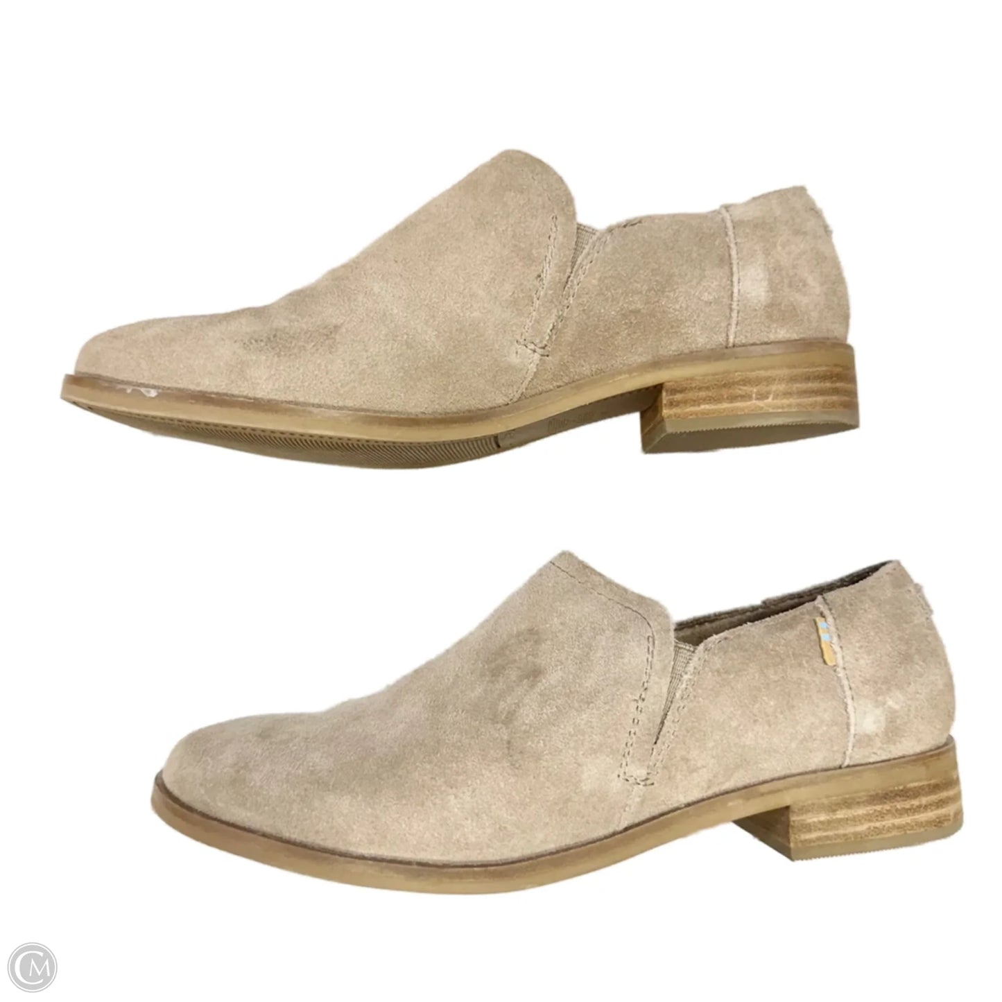 Shoes Flats By Toms In Grey, Size: 7