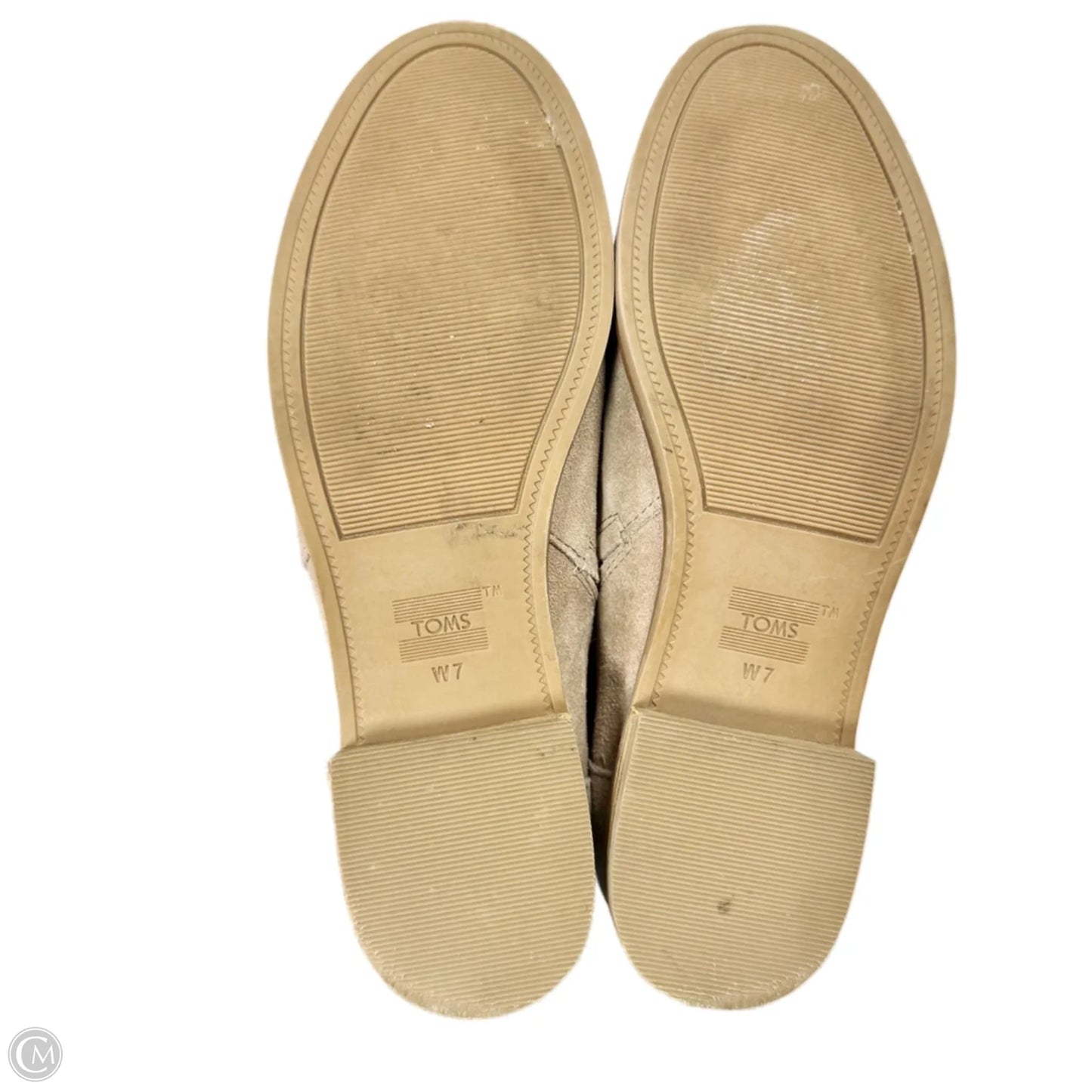 Shoes Flats By Toms In Grey, Size: 7