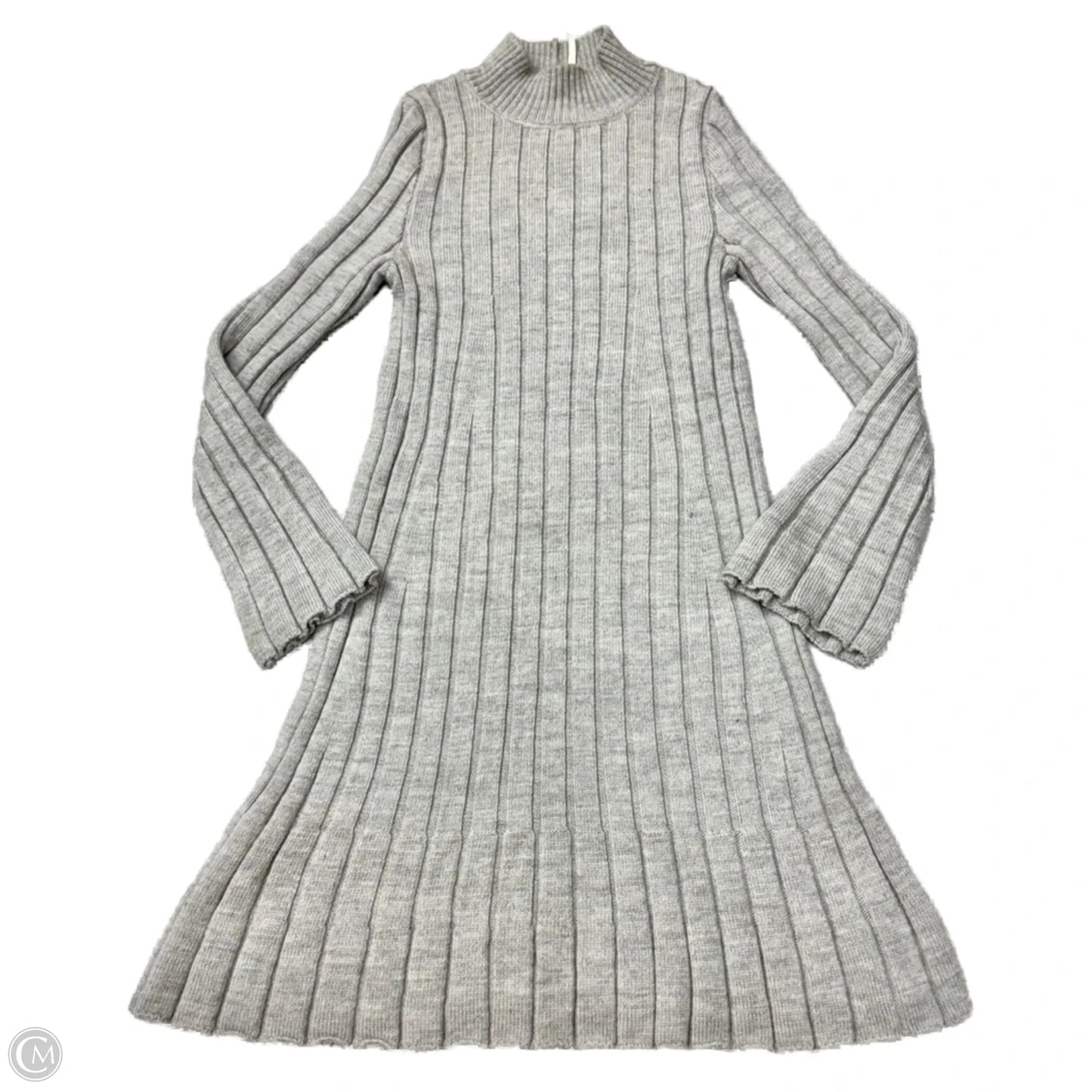 Dress Sweater By Anthropologie In Grey, Size: M
