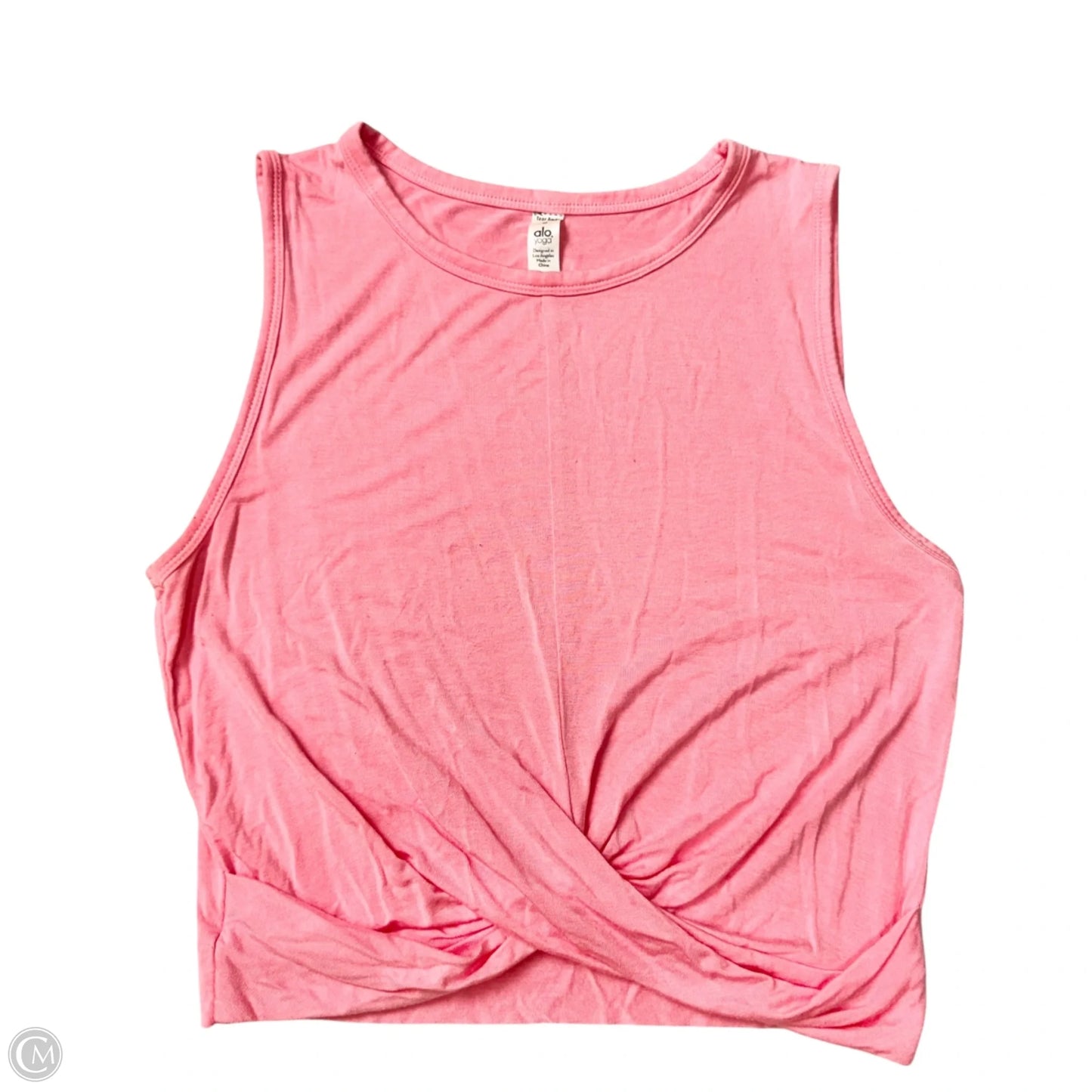 Athletic Tank Top By Alo In Pink, Size: S