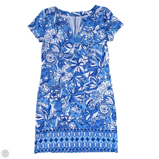 Dress Designer By Lilly Pulitzer In Blue & White, Size: S