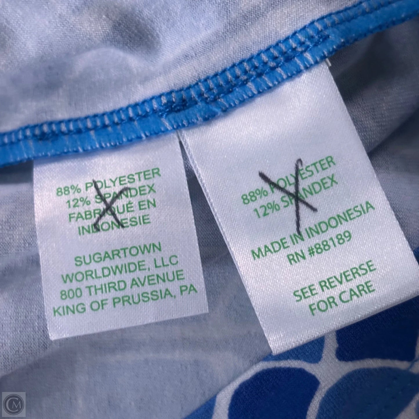 Dress Designer By Lilly Pulitzer In Blue & White, Size: S