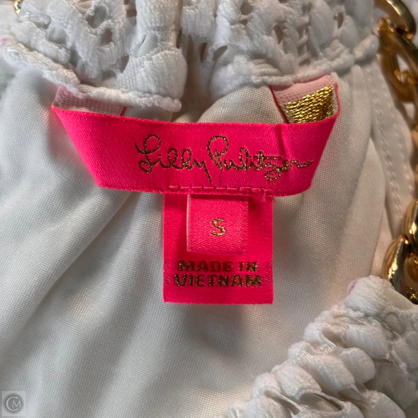 Dress Designer By Lilly Pulitzer In White, Size: S