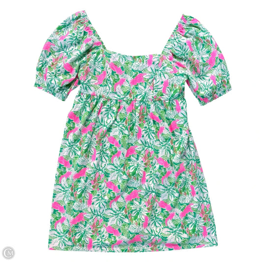 Dress Designer By Lilly Pulitzer In Green & Pink, Size: S