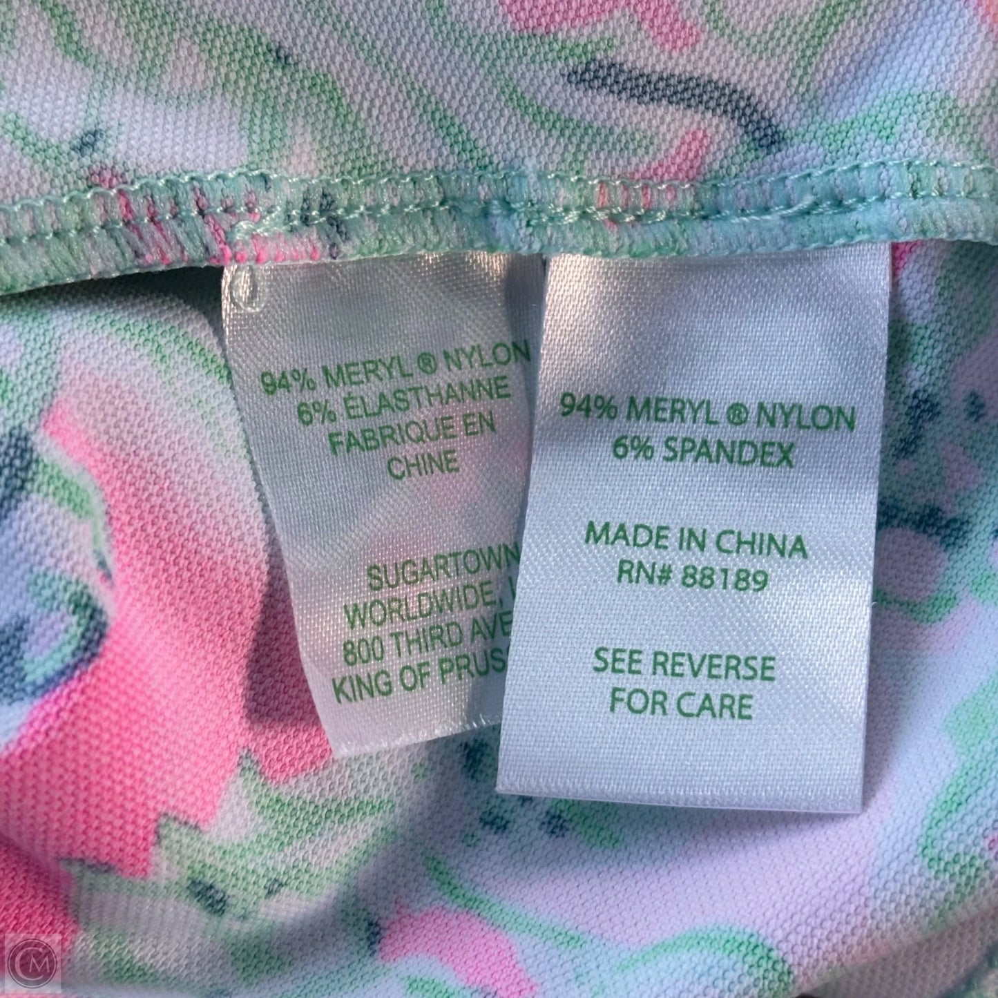 Dress Designer By Lilly Pulitzer In Green & Pink, Size: S