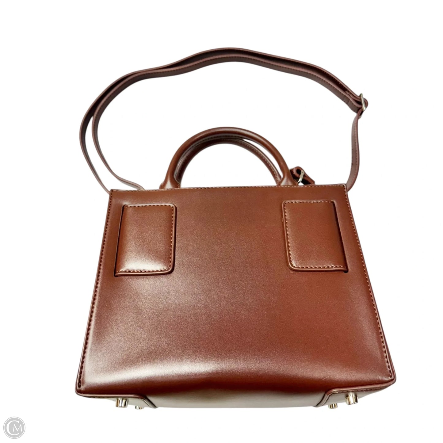 Crossbody Leather By Brandon Blackwood, Size: Medium