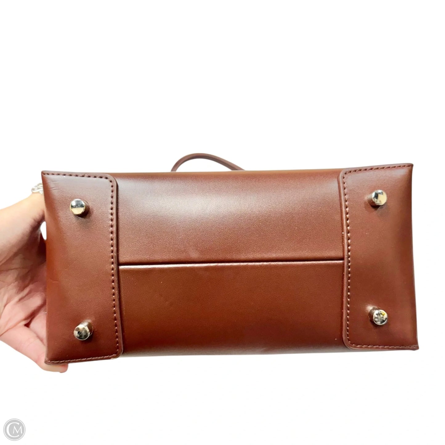 Crossbody Leather By Brandon Blackwood, Size: Medium